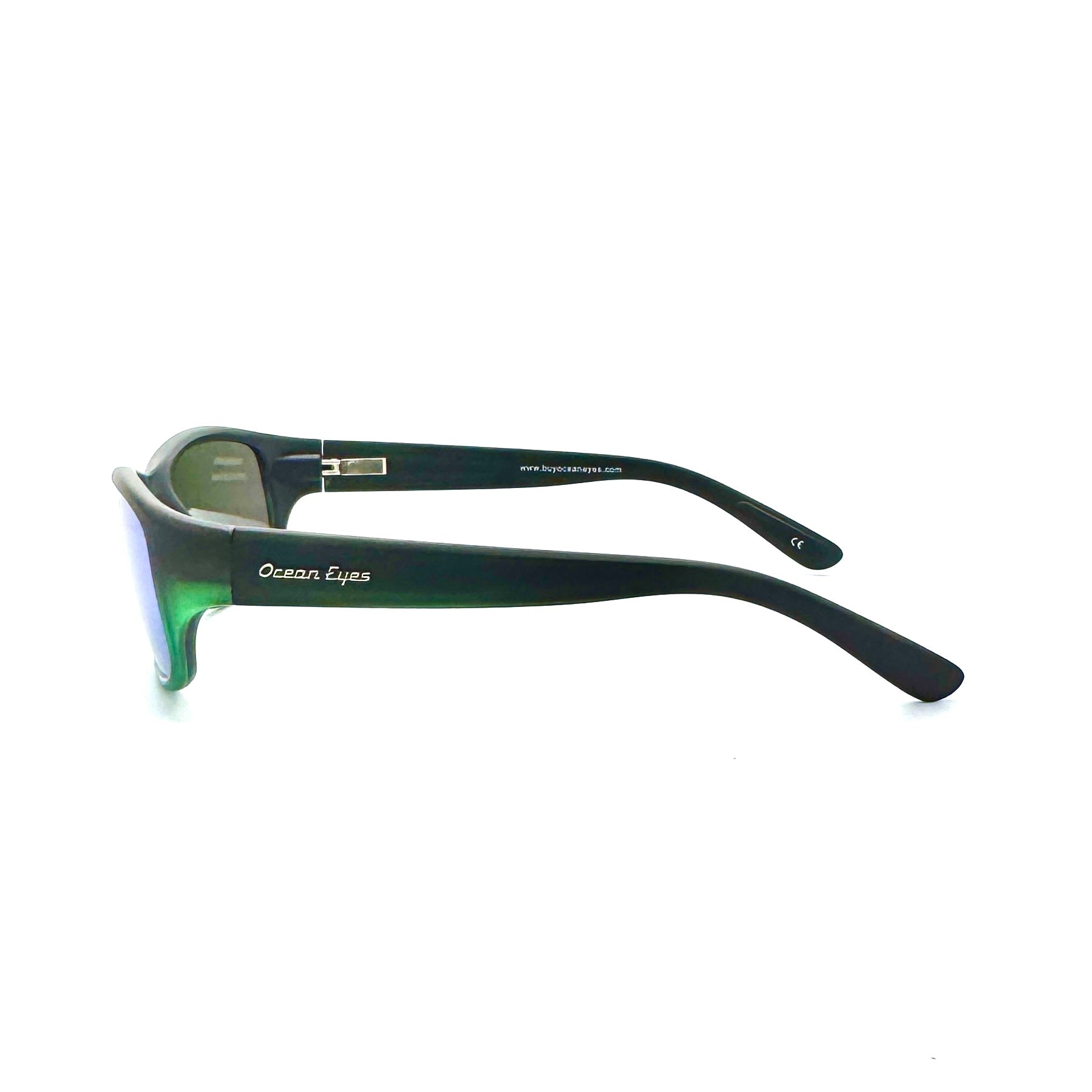 Bombora - Matte Dark Brown w/Green Frame with Green Mirror Glass Lenses