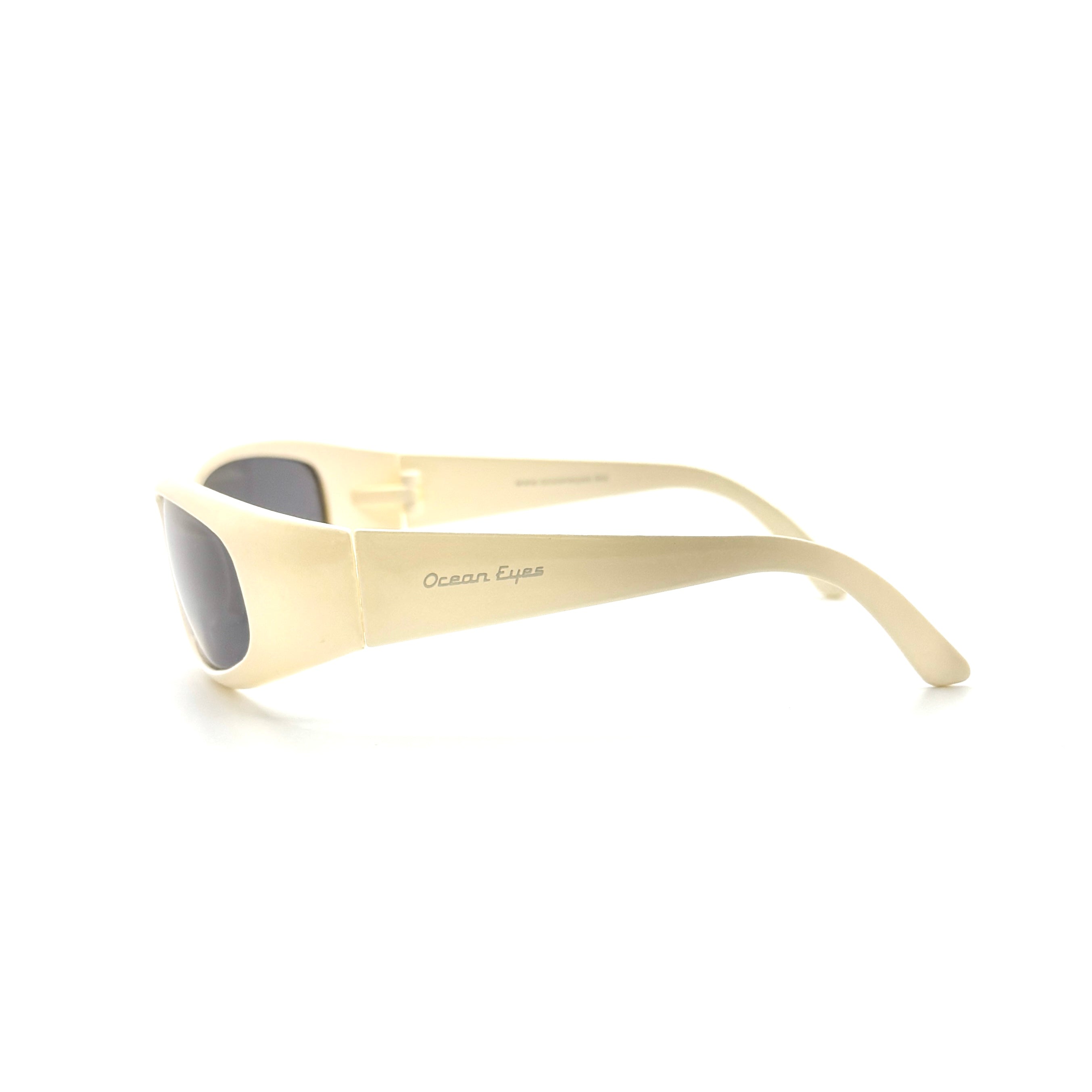 Little Coolie Kid's - Pearl White Frame with Smoke Lenses