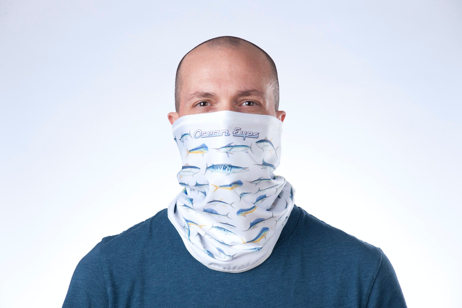 Mug Mask - Offshore Fish Pattern