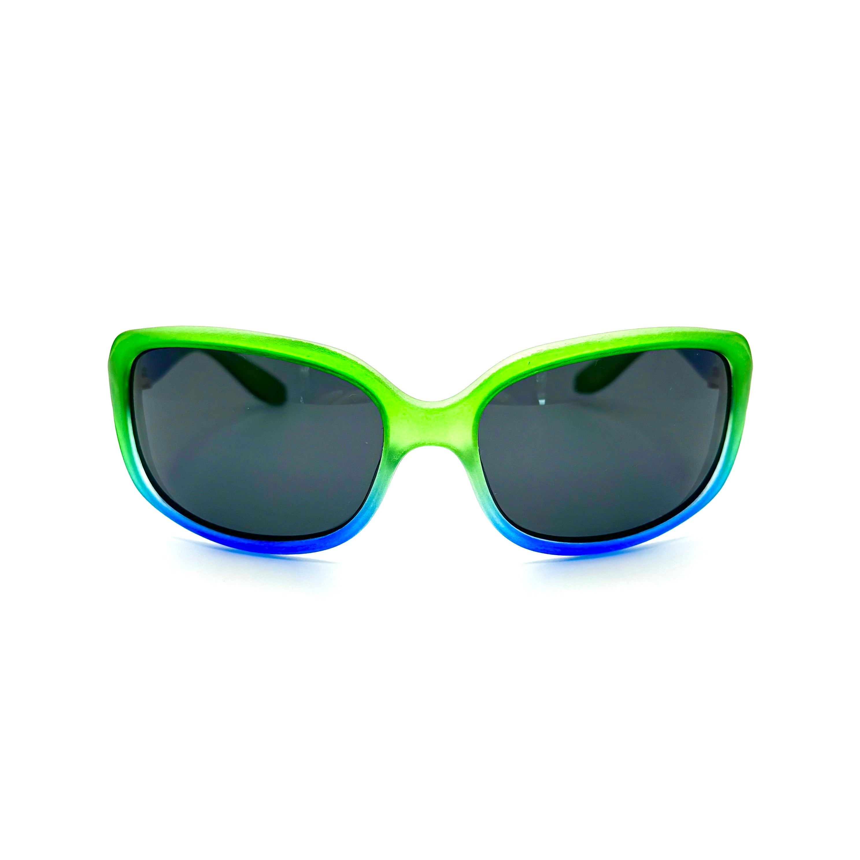 Sunfish - Matte Blue and Green Frame with Smoke Lenses