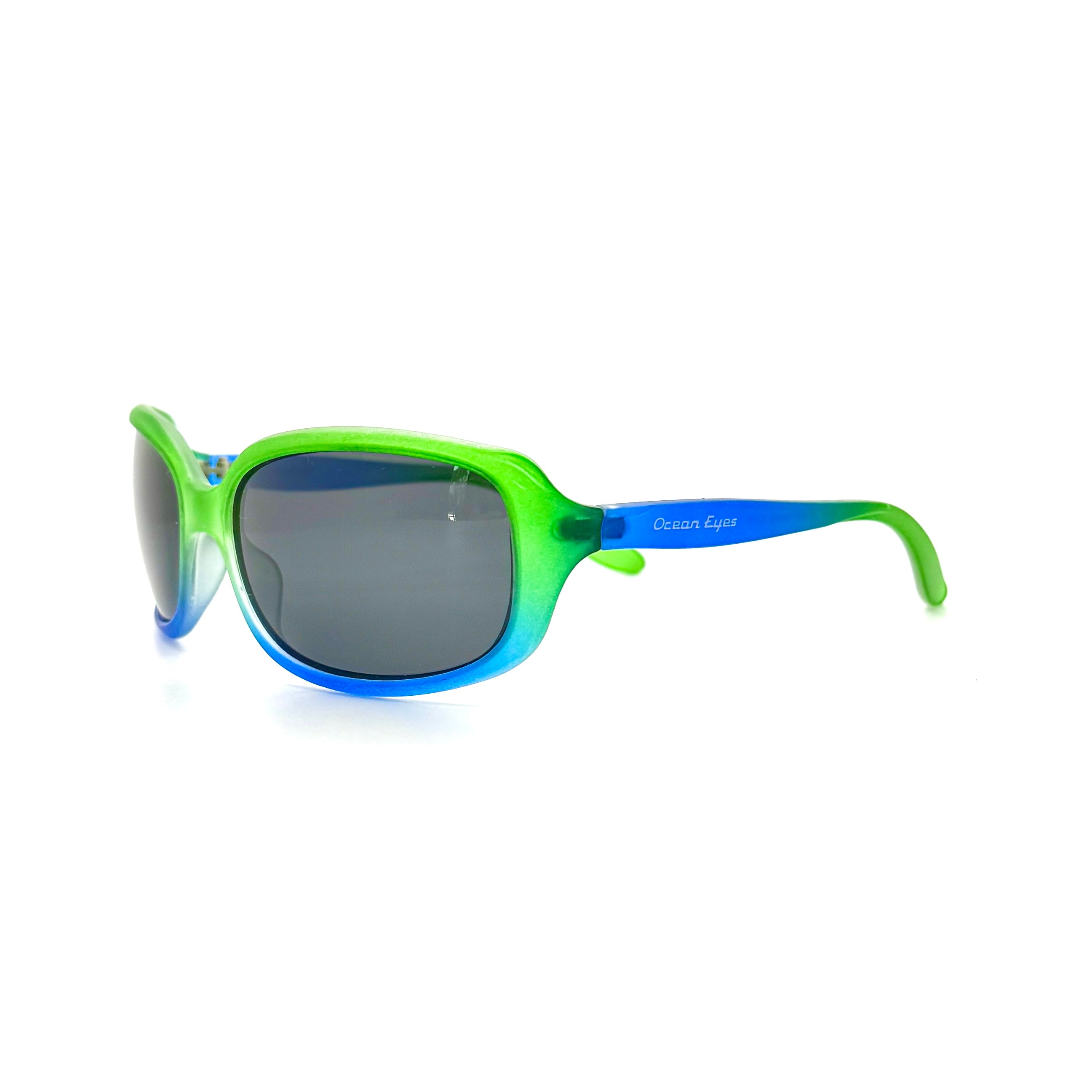 Sunfish - Matte Blue and Green Frame with Smoke Lenses