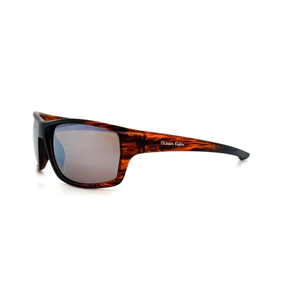 Baja - Matte Hickory Frame with PC Polarized Mirror Lenses