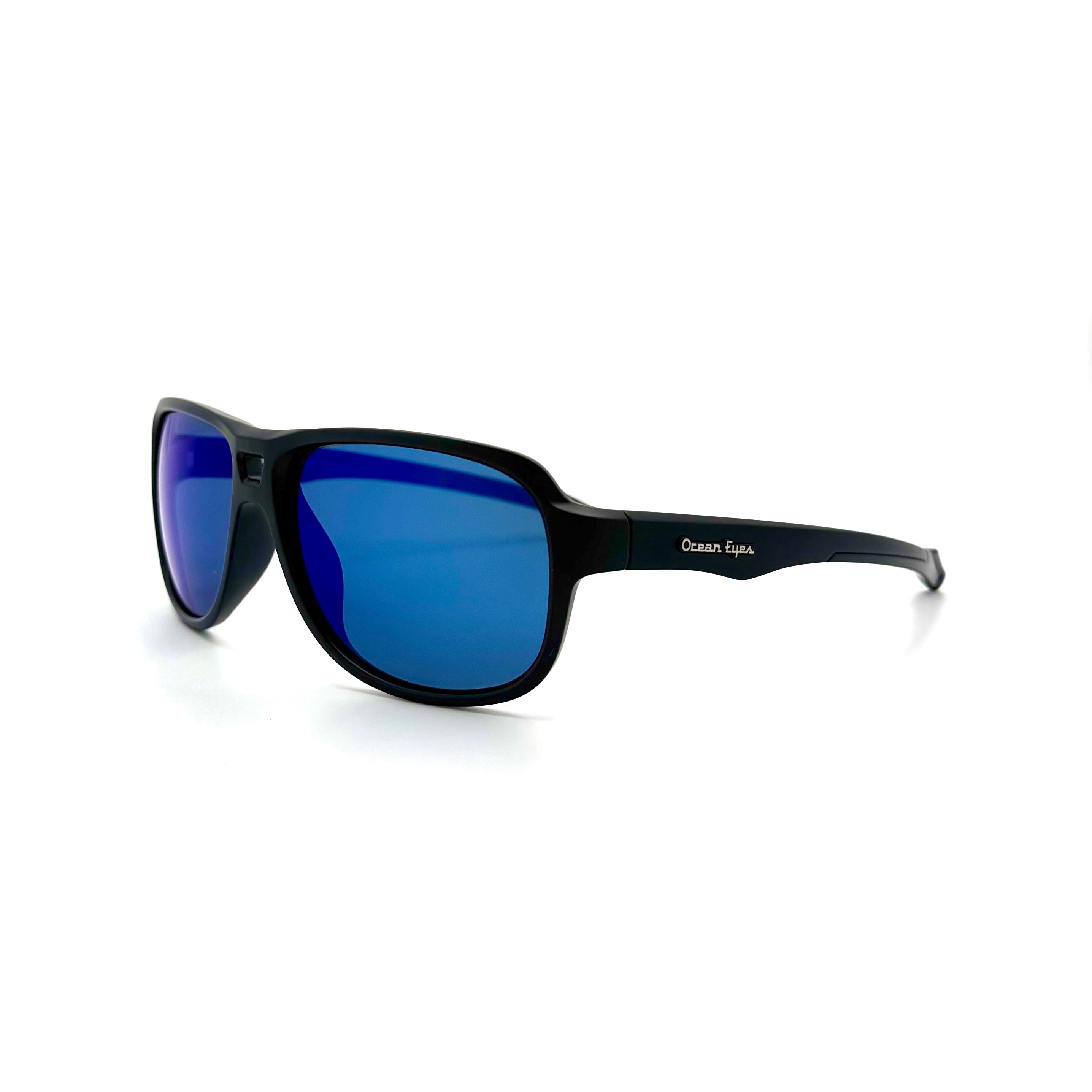 St Croix - Matte Black Frame with PC Polarized Mirror Lenses 3079-1