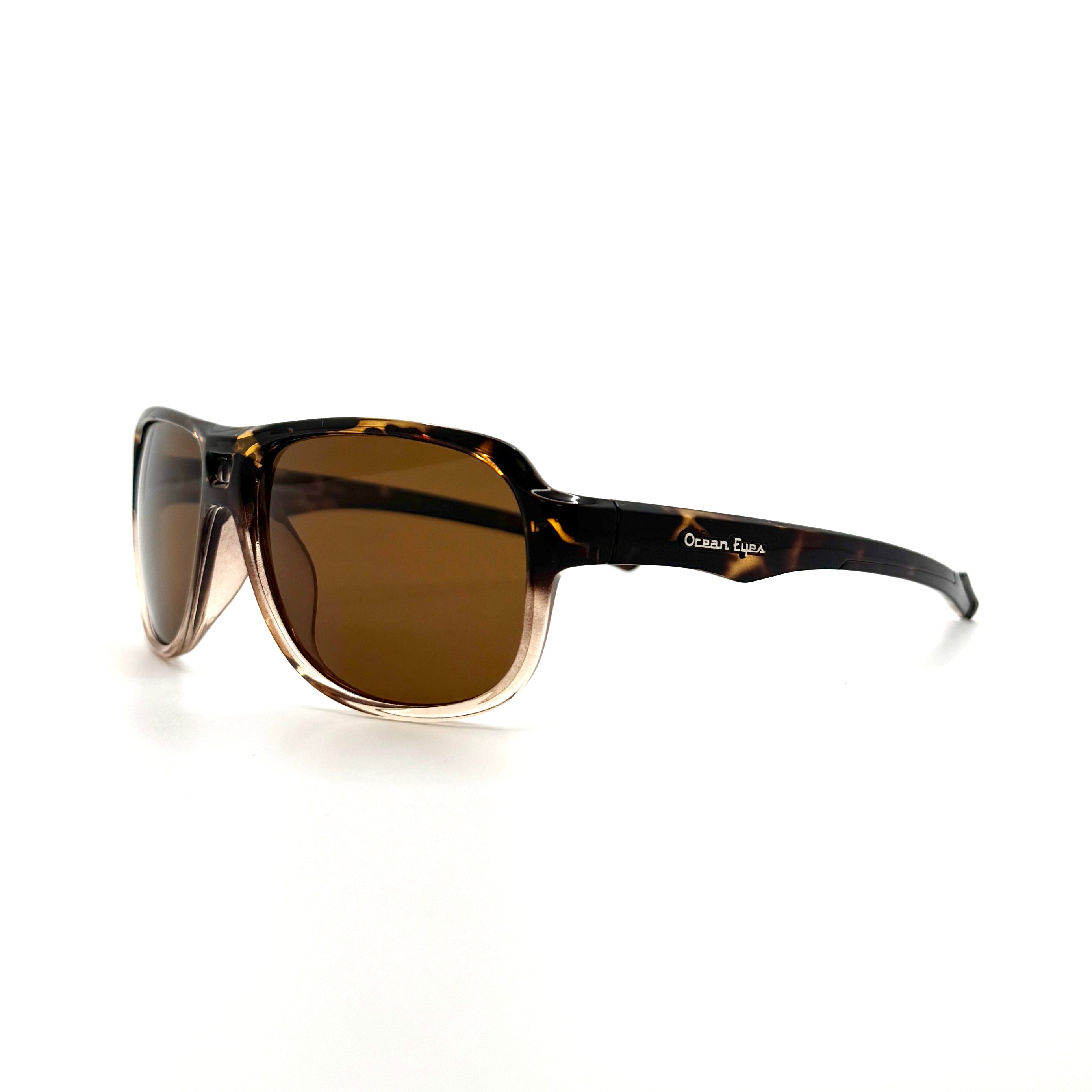 St Croix - Shiny Tortoise and Crystal Brown Frame with PC Polarized Amber Lenses 2079-2