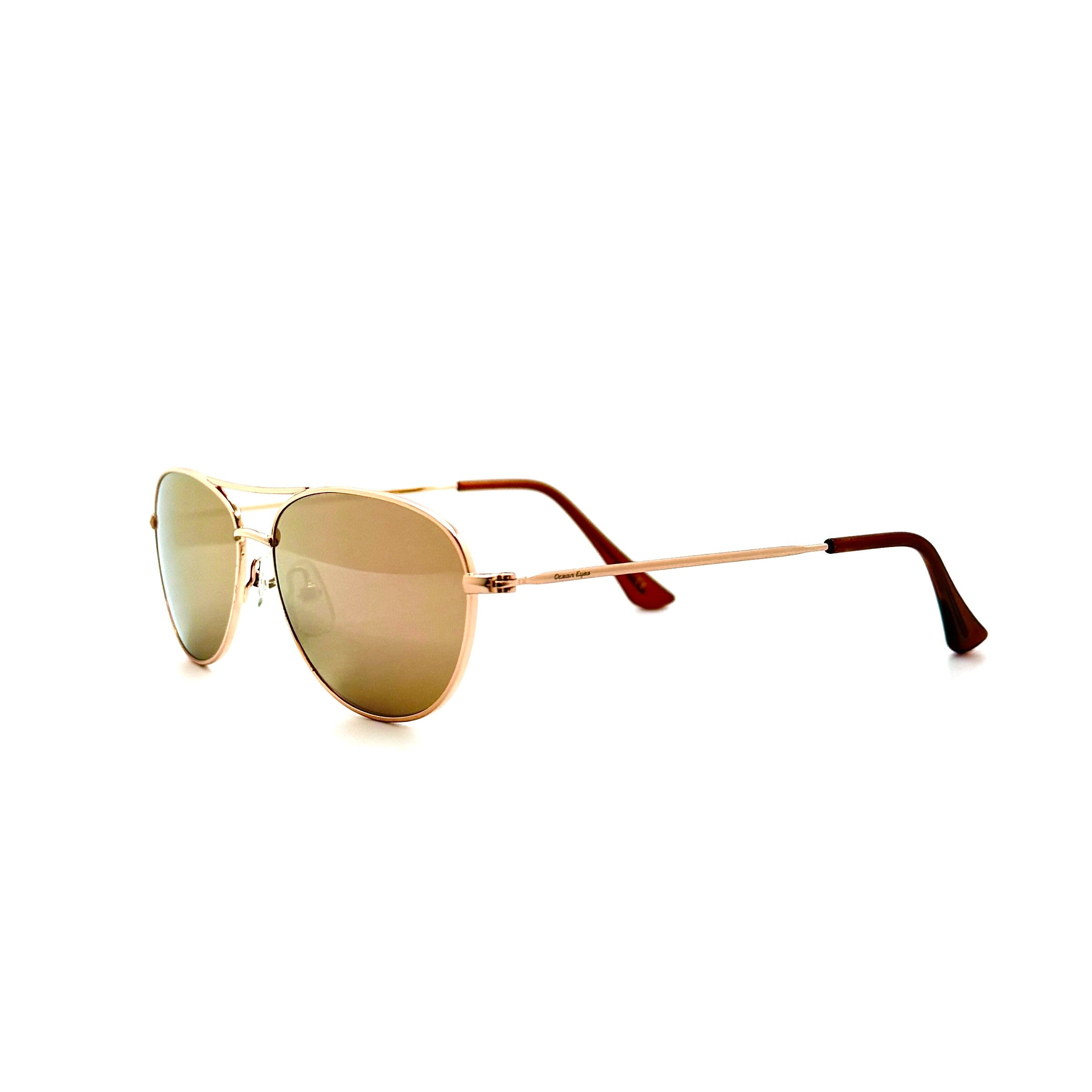 Belize- Rose Gold Frame with Rose Pink Mirror Lenses 3070PC-1