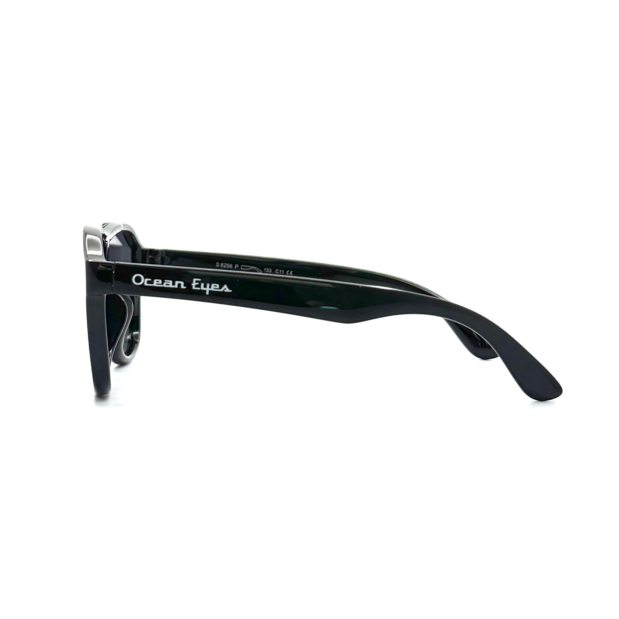 Guppy - Kid's shiny black frame w/polarized smoke lenses 2069-1