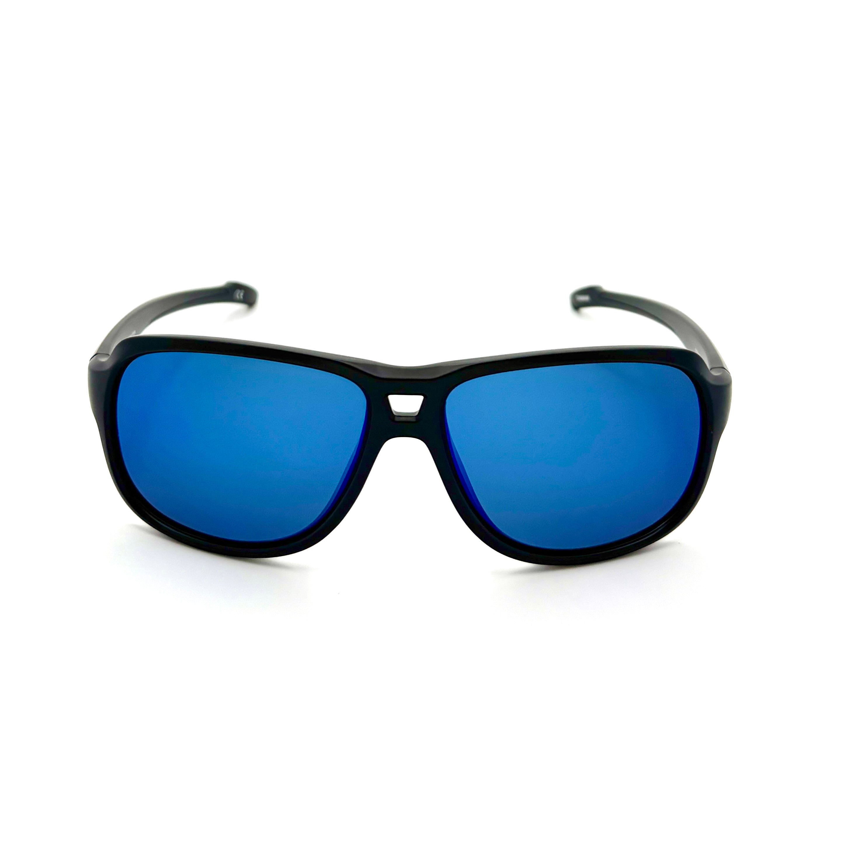 St Croix - Matte Black Frame with PC Polarized Mirror Lenses 3079-1