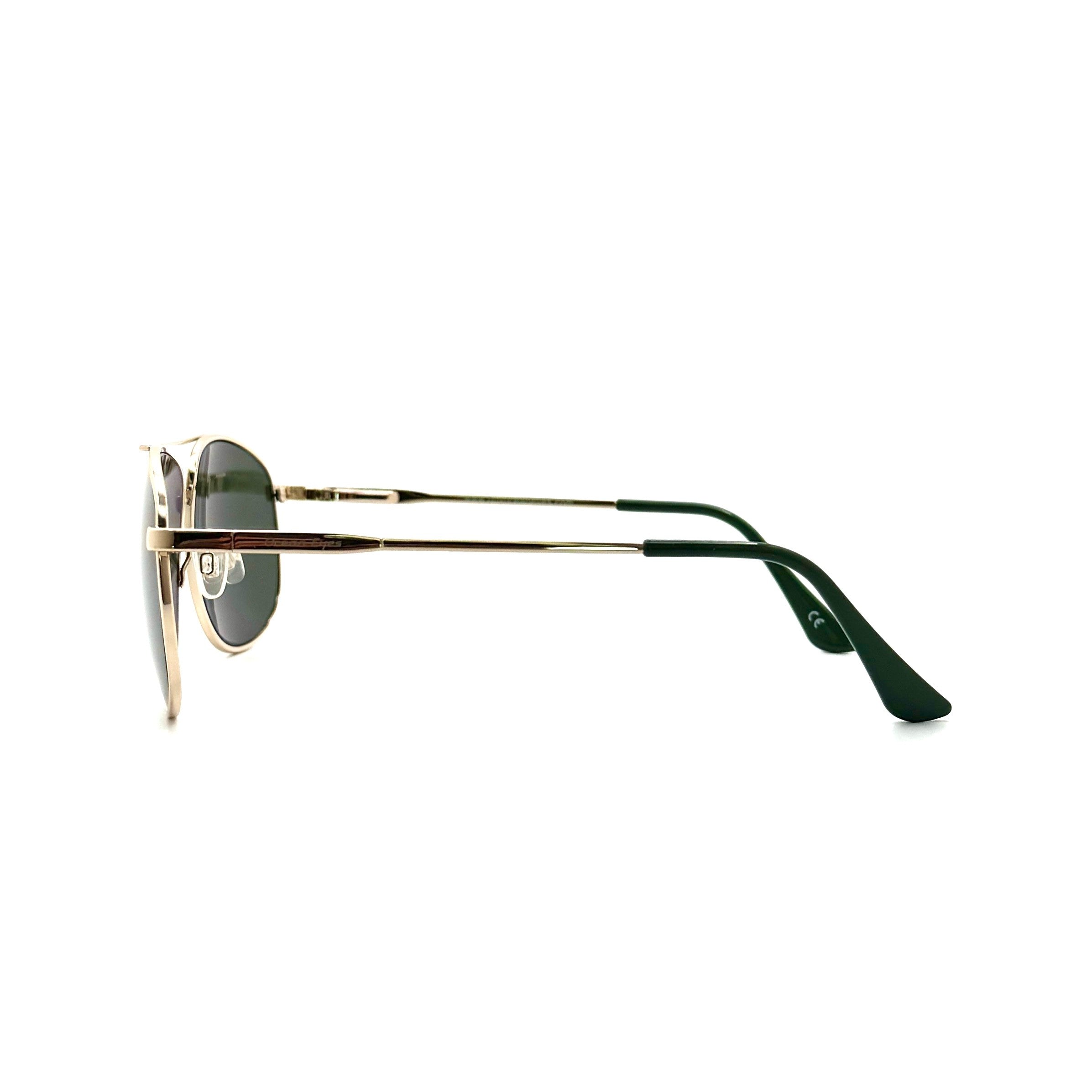 Everglades PC – Shiny Light Gold Frame with Green Lenses 2016PC-3