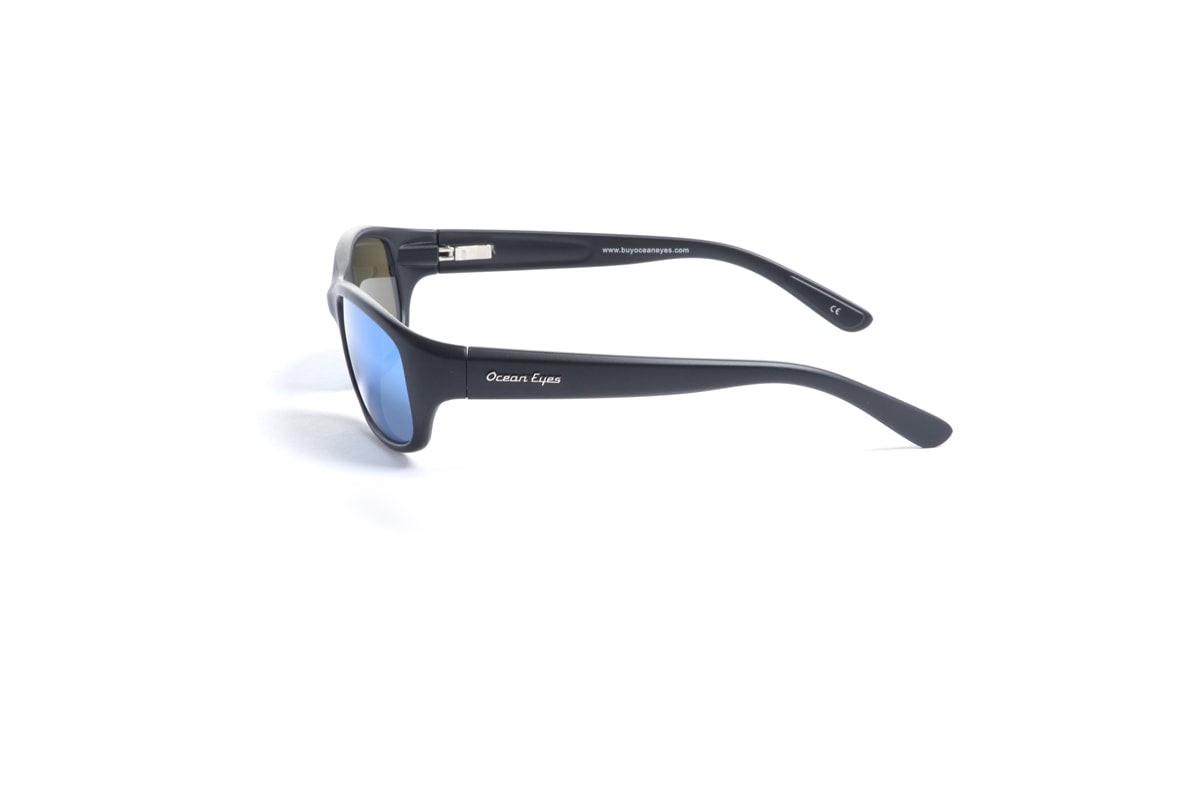 Bombora - Matte Black Frame with Blue Mirror Glass Lenses 5056GL-1B