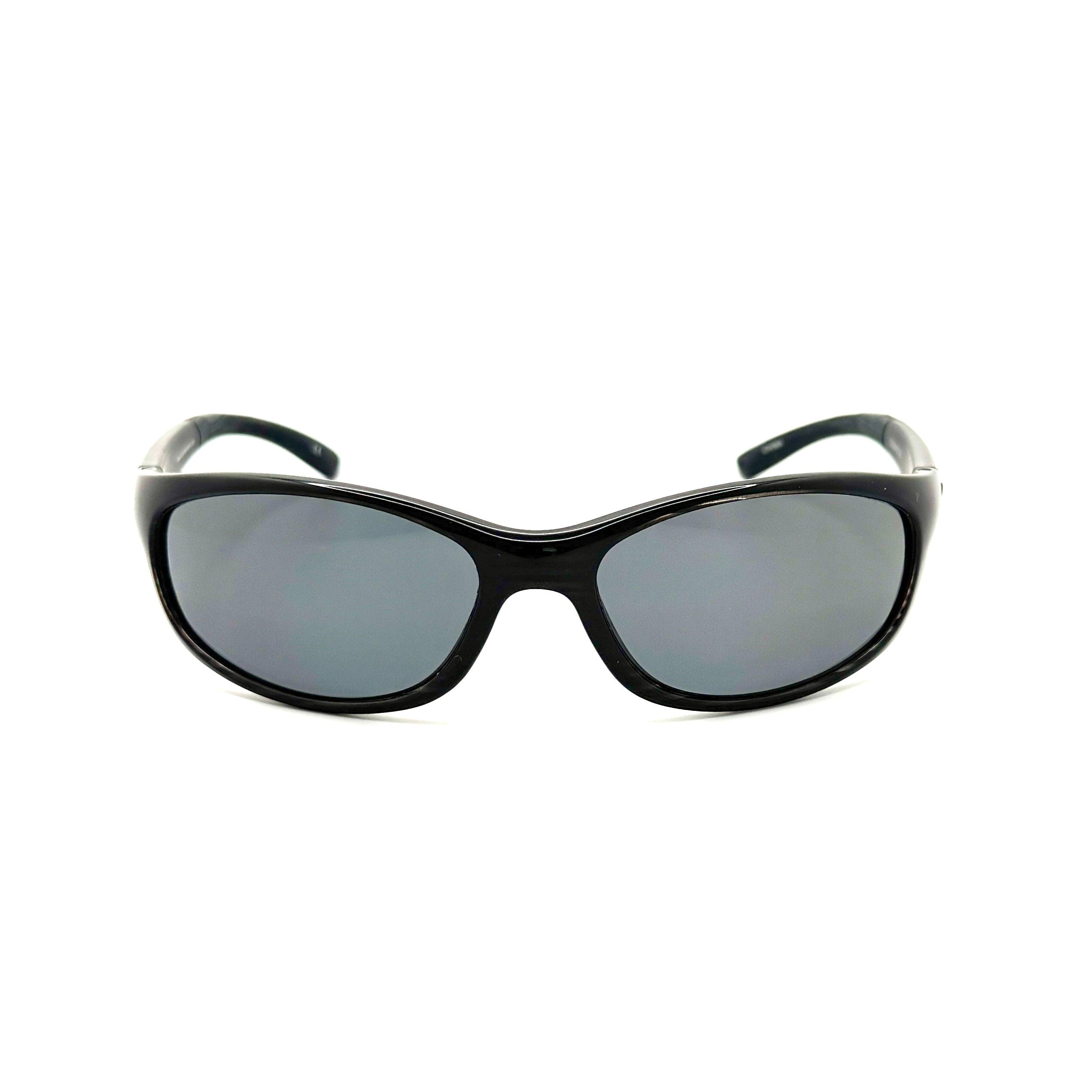 Key West– Shiny Black Woodgrain Frame with Smoke Lenses 2006PC-3