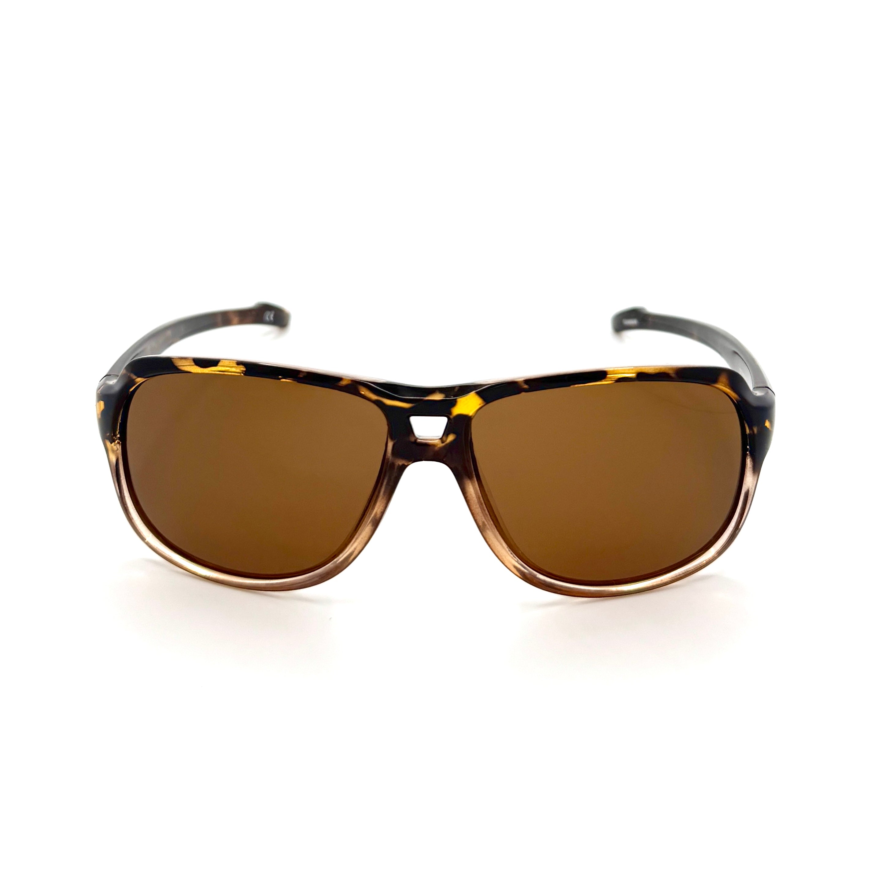 St Croix - Shiny Tortoise and Crystal Brown Frame with PC Polarized Amber Lenses 2079-2