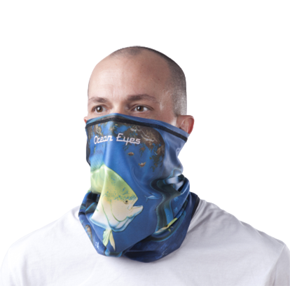 Ocean Eyes Mug Mask - Dolphin Pattern