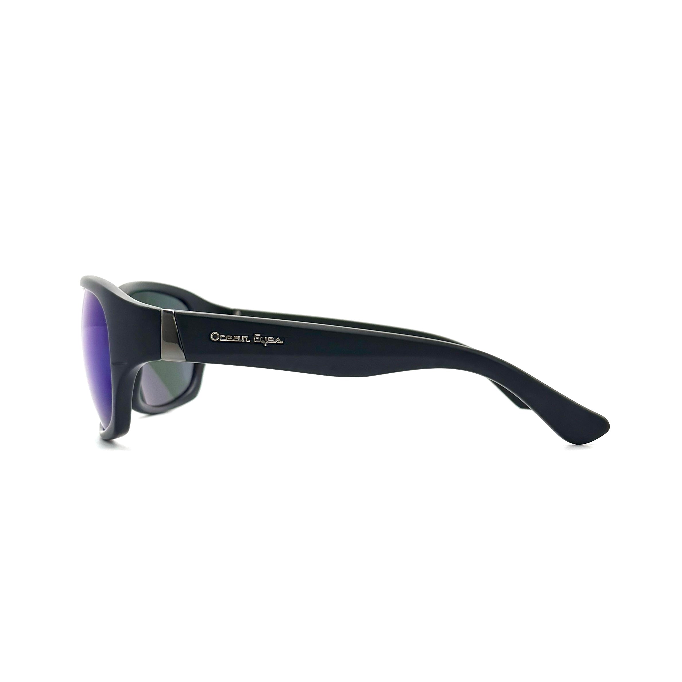 Bimini - Matte Black Frame with PC Polarized Blue Mirror Lenses 3078-4