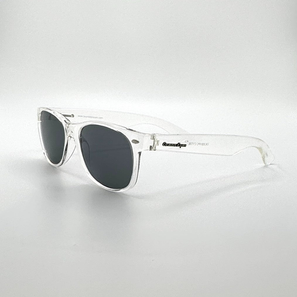 Phat Kat– Shiny Crystal Clear Frame with Smoke Lenses 2051PC-2