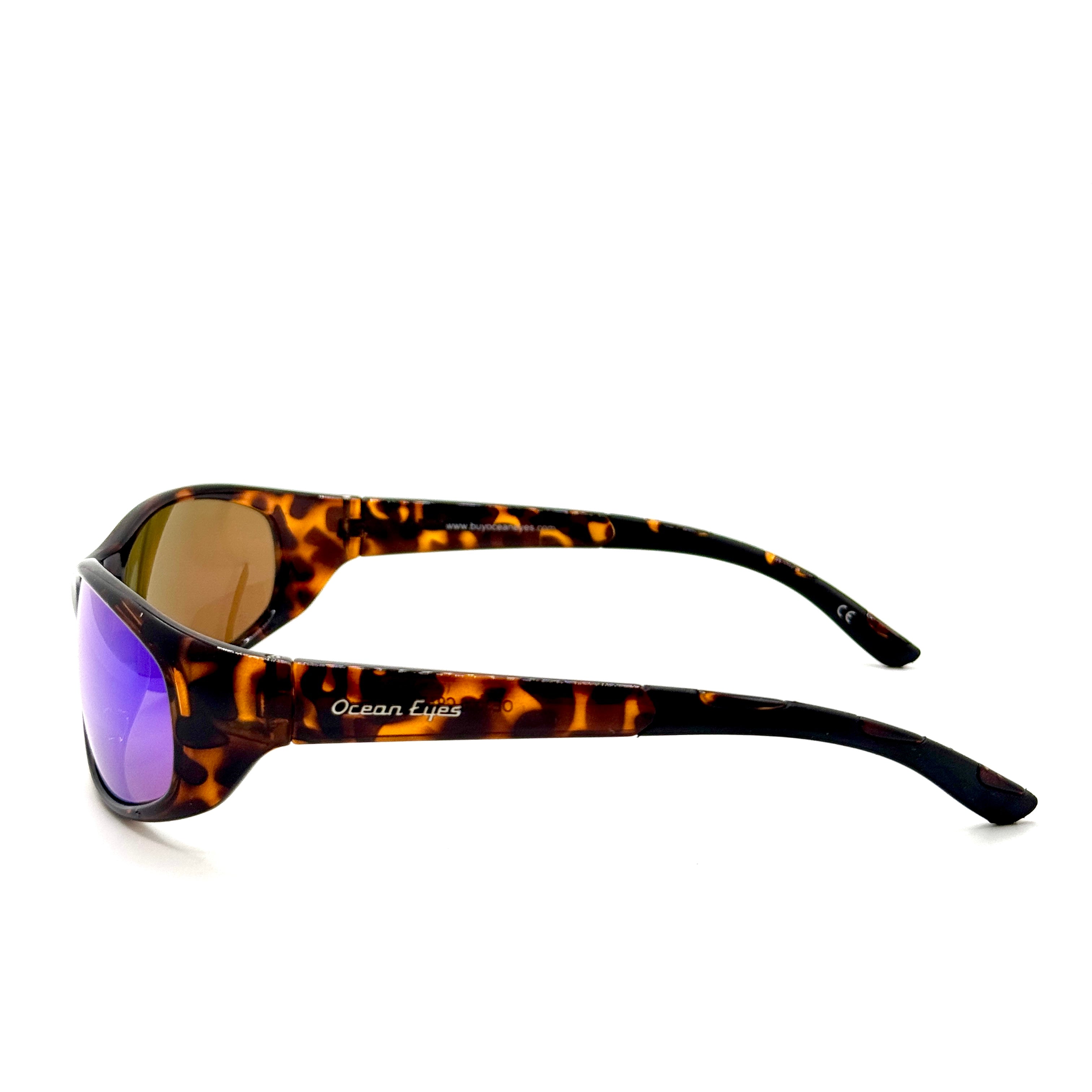 Key West - Shiny Tortoise Frame with Green Mirror Lenses 3006-PL1