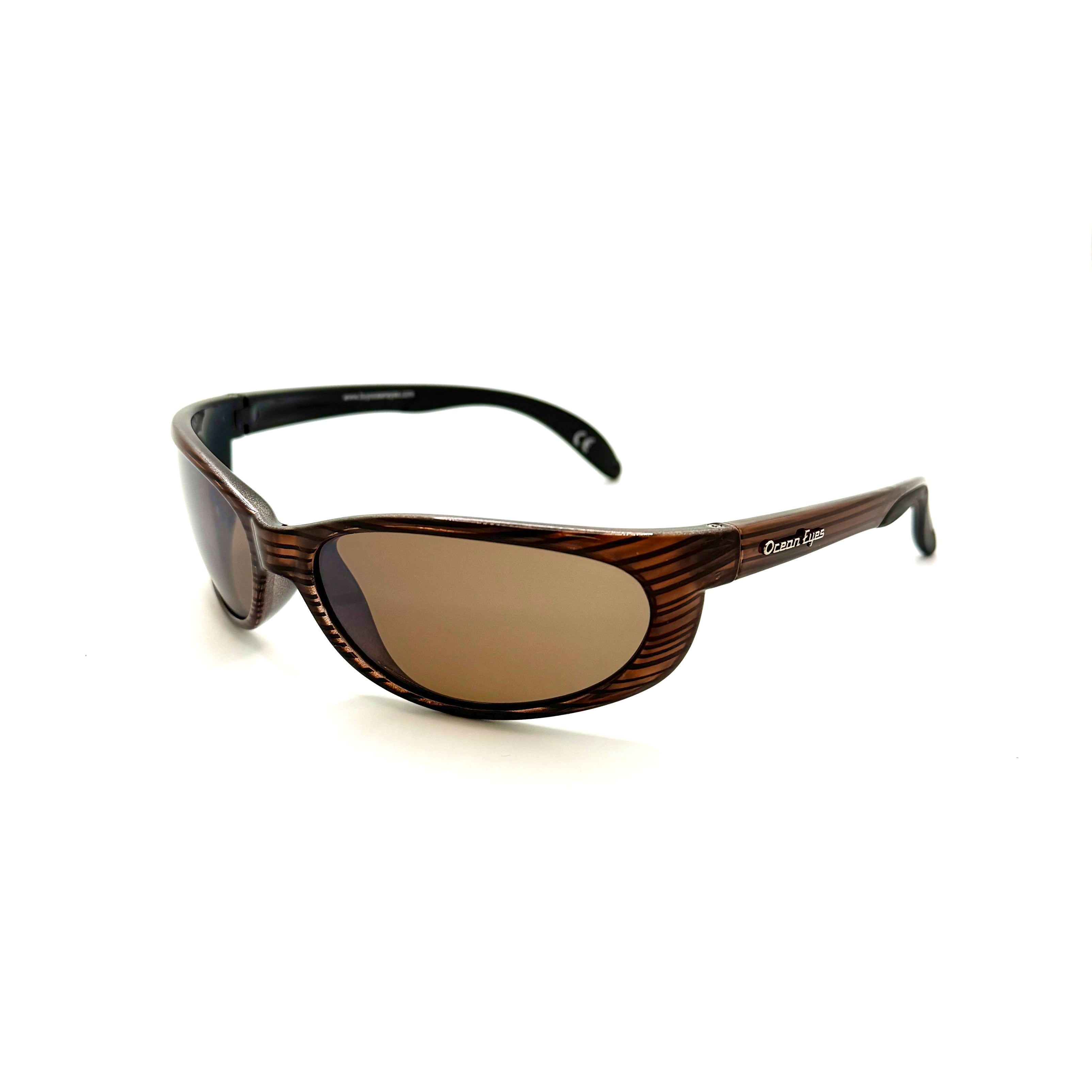 Mariner PC - Shiny Woodgrain Frame with Amber Lenses