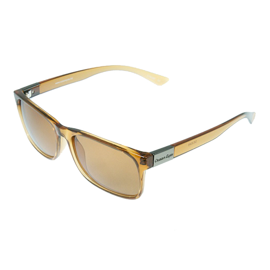 Tom Kat - Shiny Crystal Brown Frame with Amber Lenses 2048