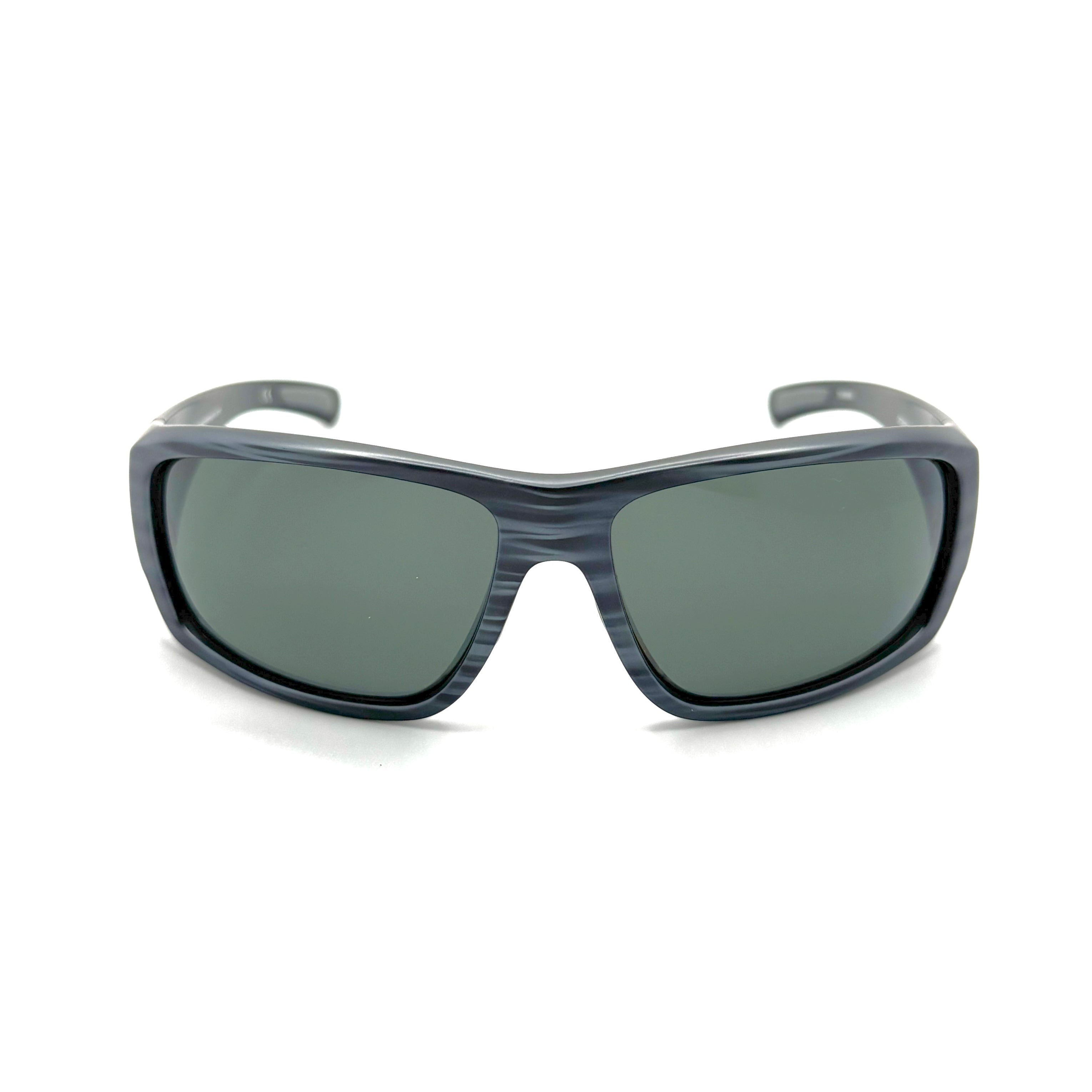 Cayo Hueso - Matte Black & Gray Frame with PC Polarized Smoke Lenses 2077-1