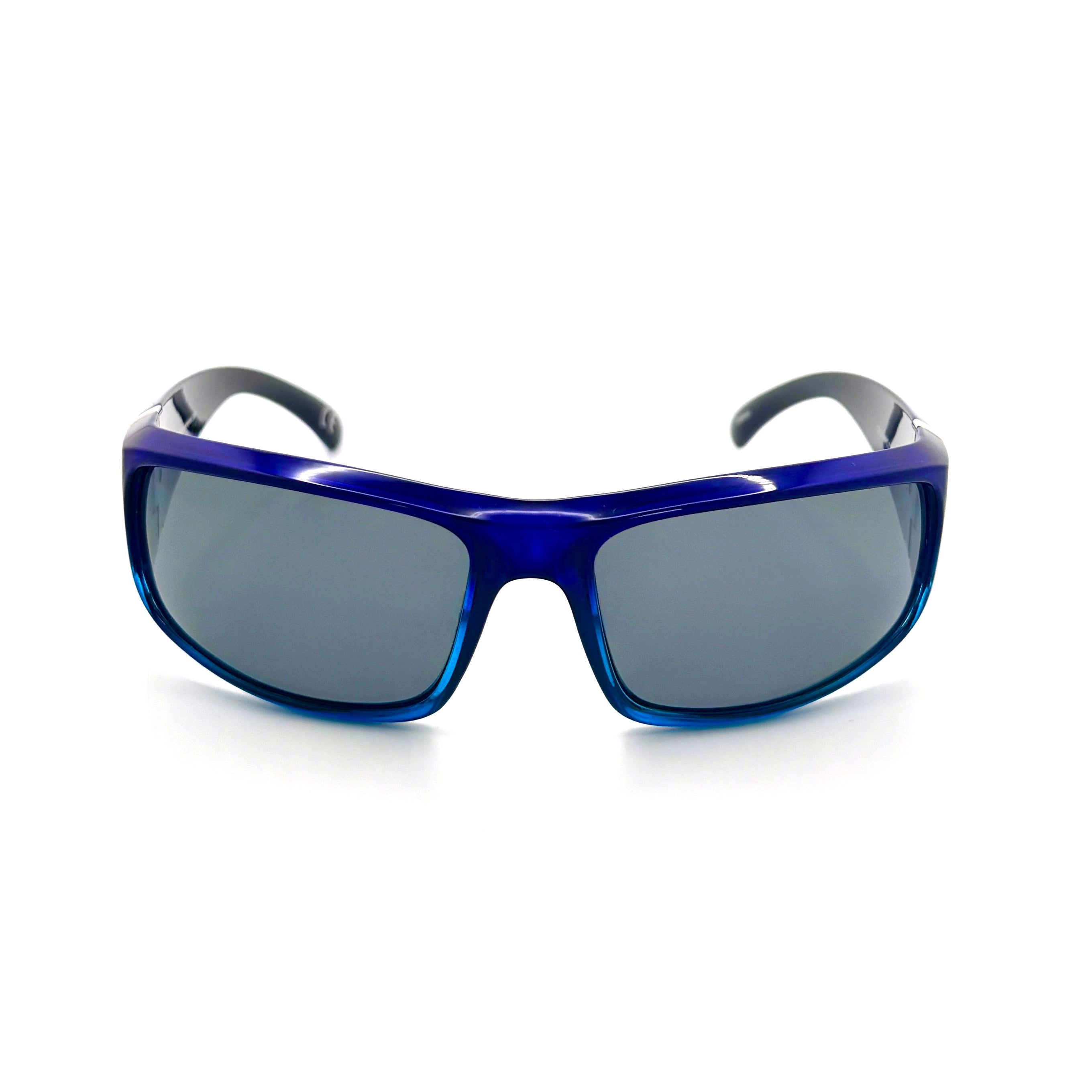 Sportsman PC –Two Toned Blue Frame with Smoke Lenses 2038PC-4