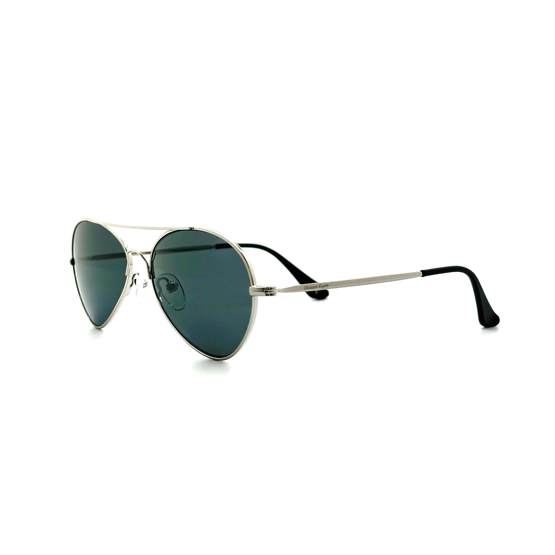 Kokomo PC – Shiny Silver Metal Frame with Smoke Lenses 2072PC-1