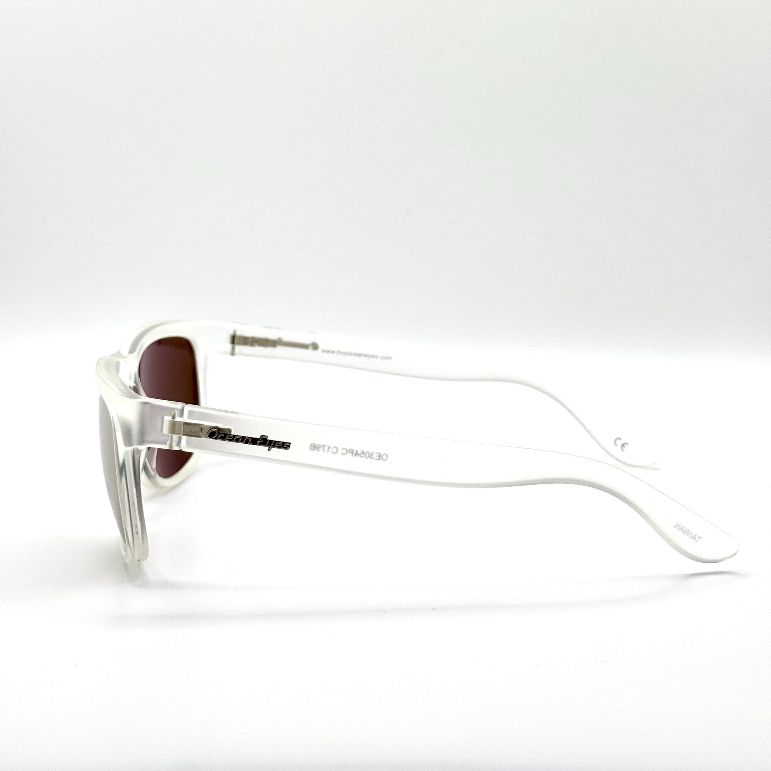 Shaka - Frost White Frame with Pink Mirror Polarized Lenses 3054PC-3B