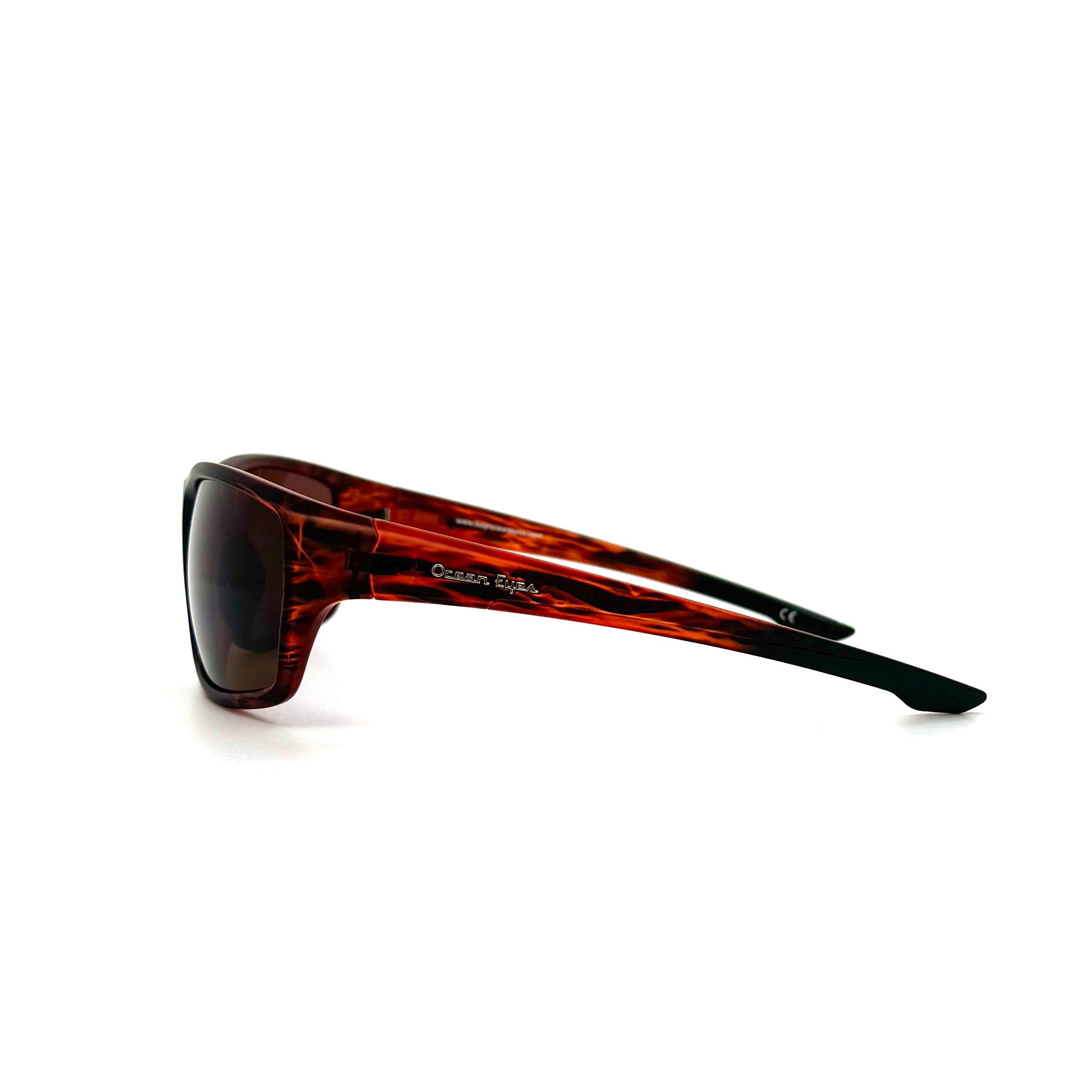 Baja - Matte Hickory Frame with PC Polarized Amber Lenses 2076-2
