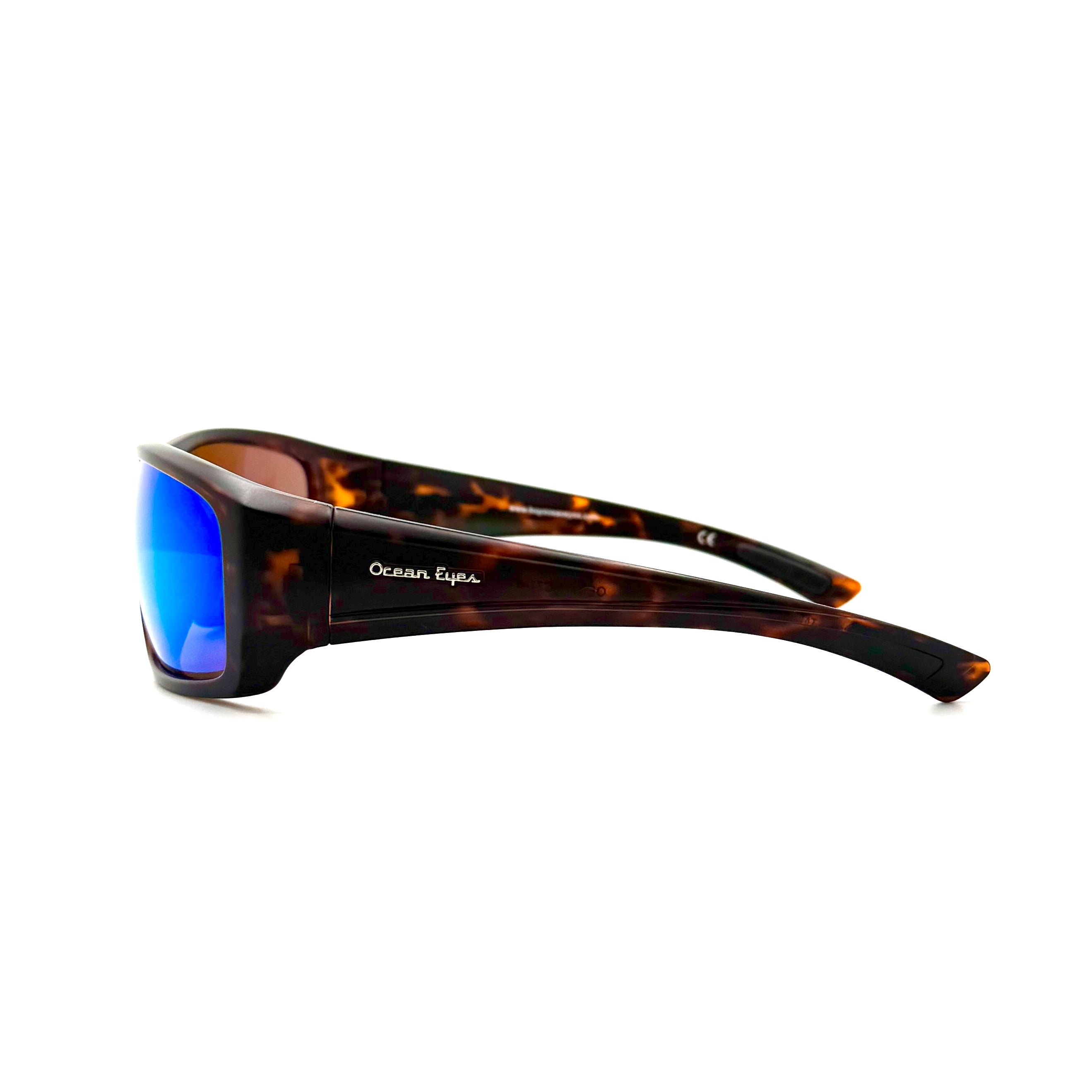 Cayo Hueso - Matte Dark Tortoise Frame with Green Mirror Glass Lenses
