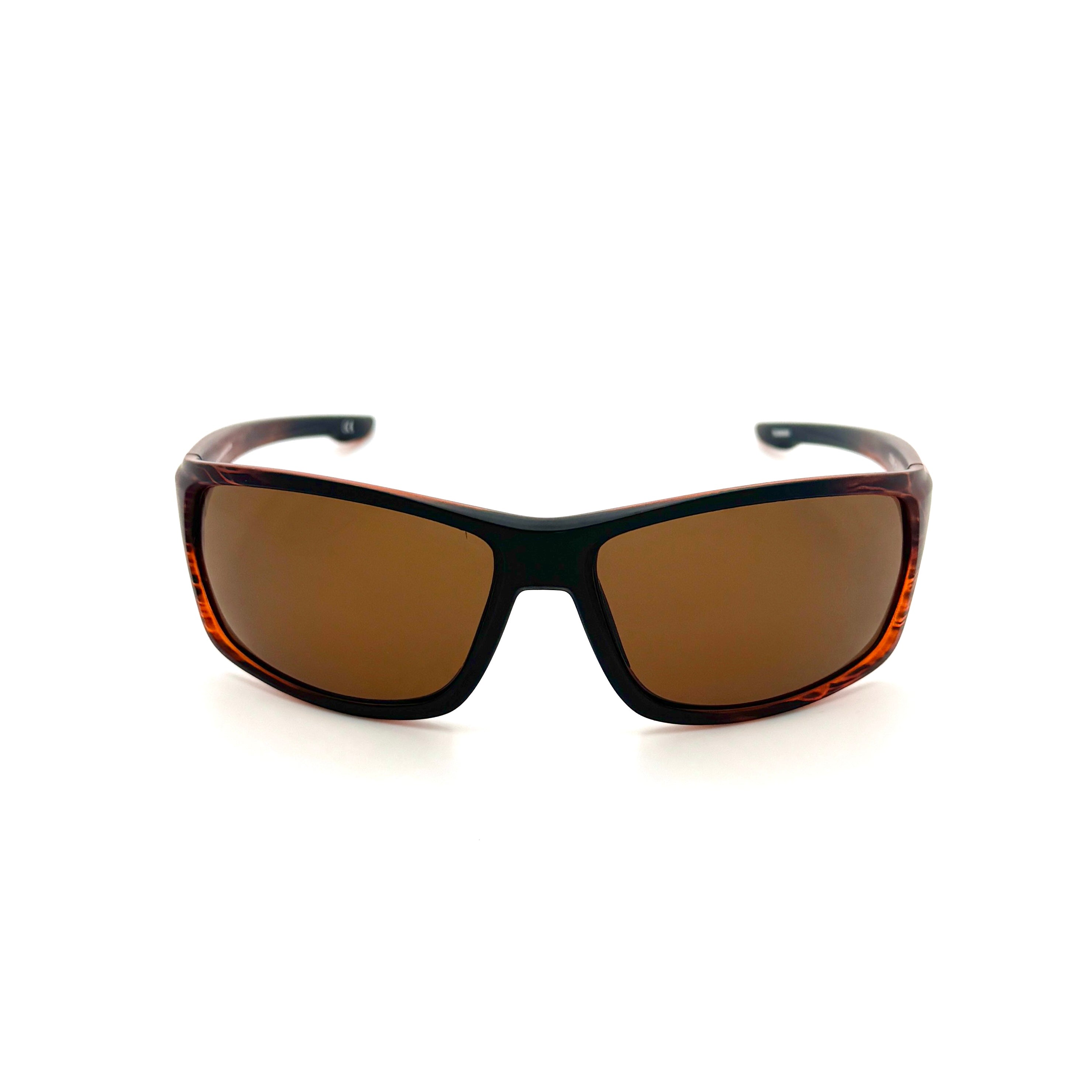 Baja - Matte Hickory Frame with PC Polarized Amber Lenses 2076-2