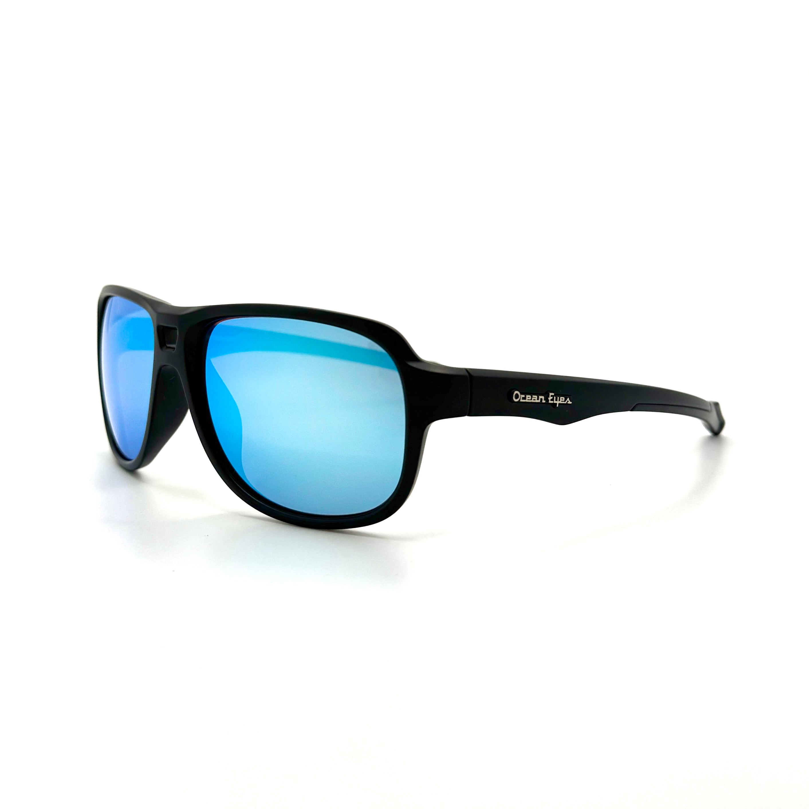 St Croix - Matte Black Frame with PC Polarized Mirror Lenses 3079-1