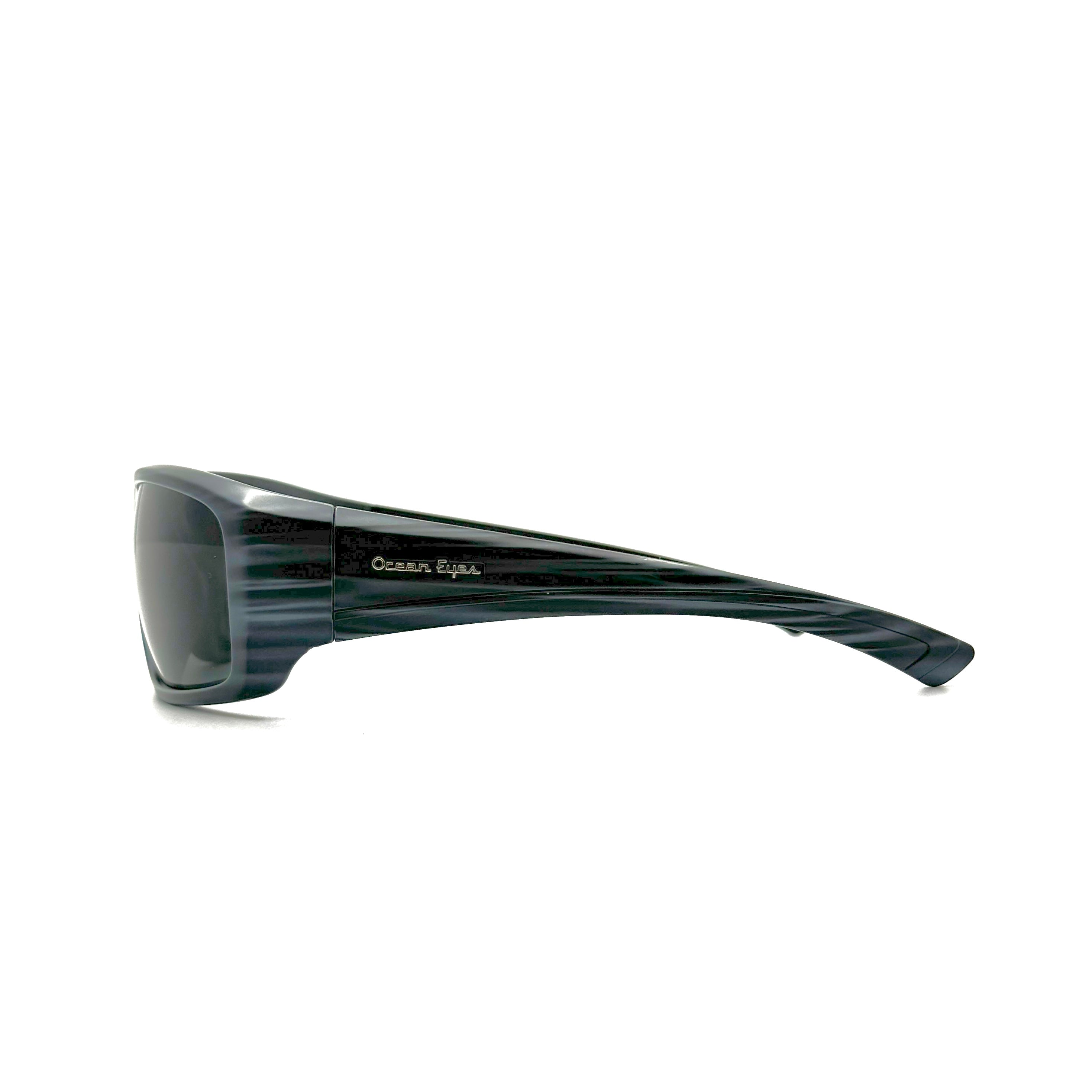 Cayo Hueso - Matte Black & Gray Frame with PC Polarized Smoke Lenses 2077-1
