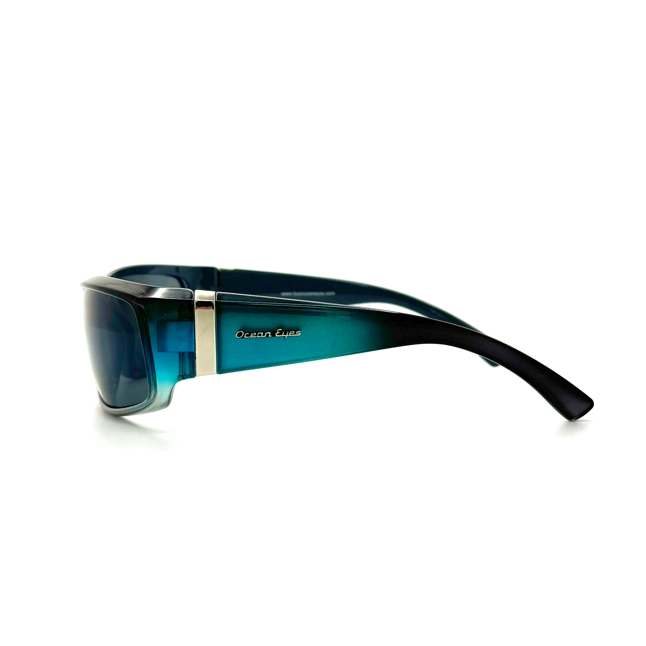 Sportsman– Shiny Gray and Blue Frame with Smoke Lenses 2038PC-3
