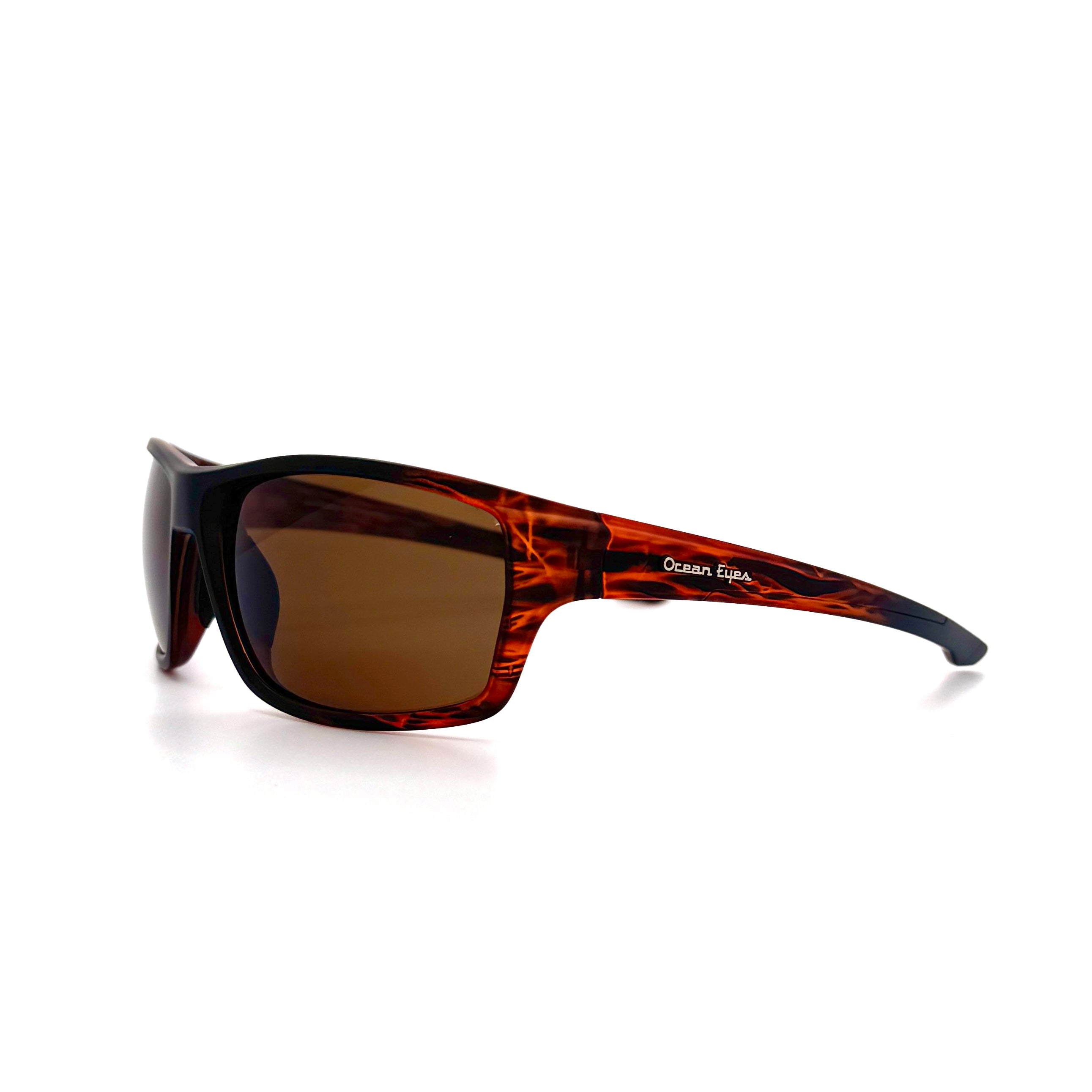Baja - Matte Hickory Frame with PC Polarized Amber Lenses 2076-2