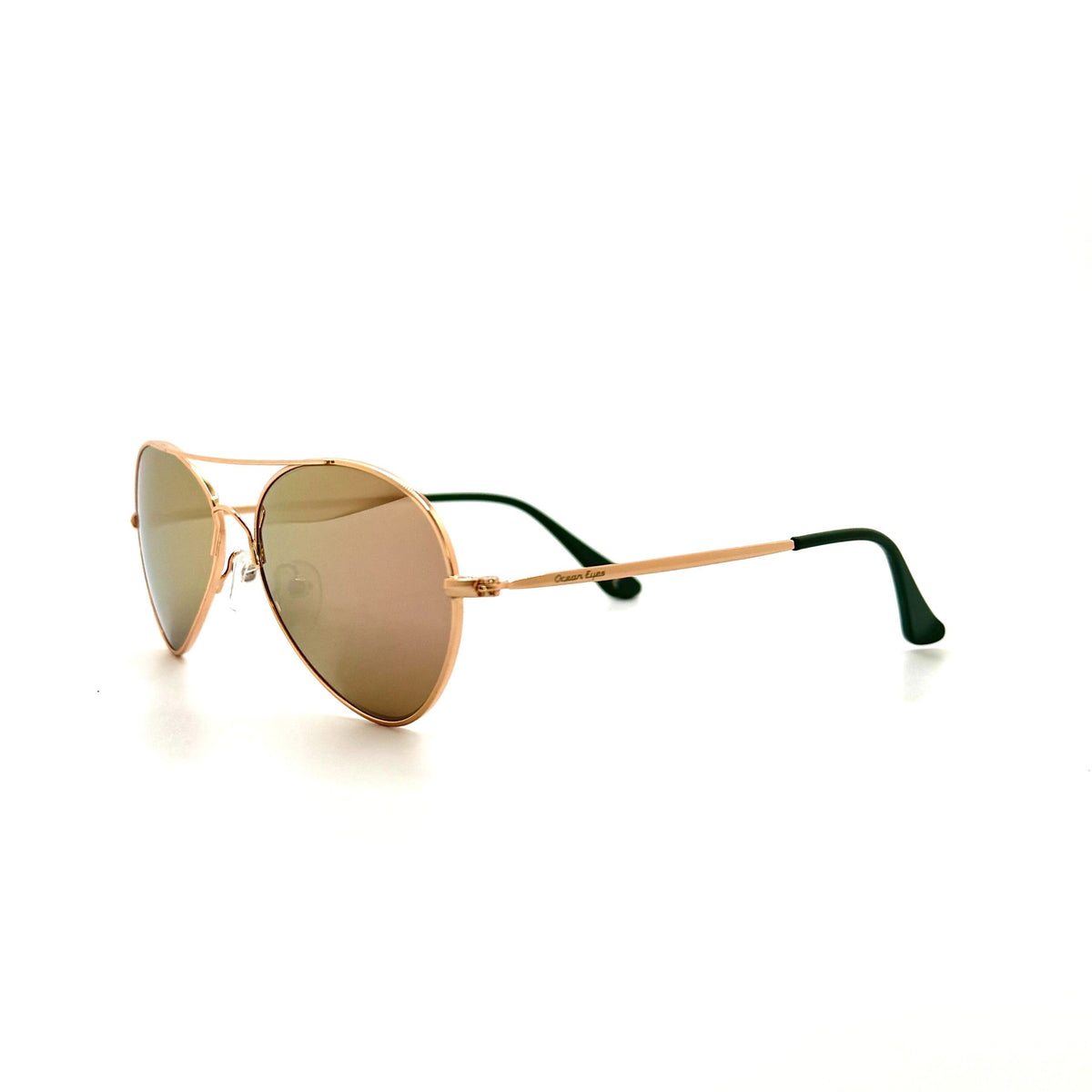 Kokomo– Shiny Gold Metal Frame with Rose Mirror Lenses 3072PC-1
