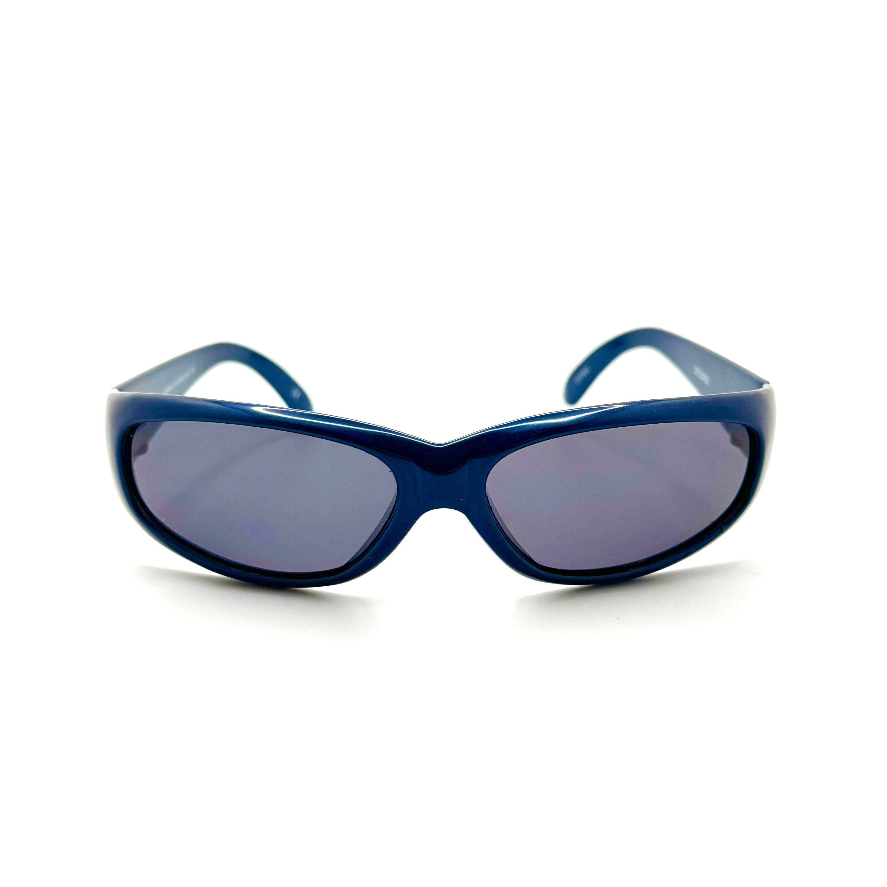 Little Coolie Kid's - Navy Blue Frame with Smoke Lenses