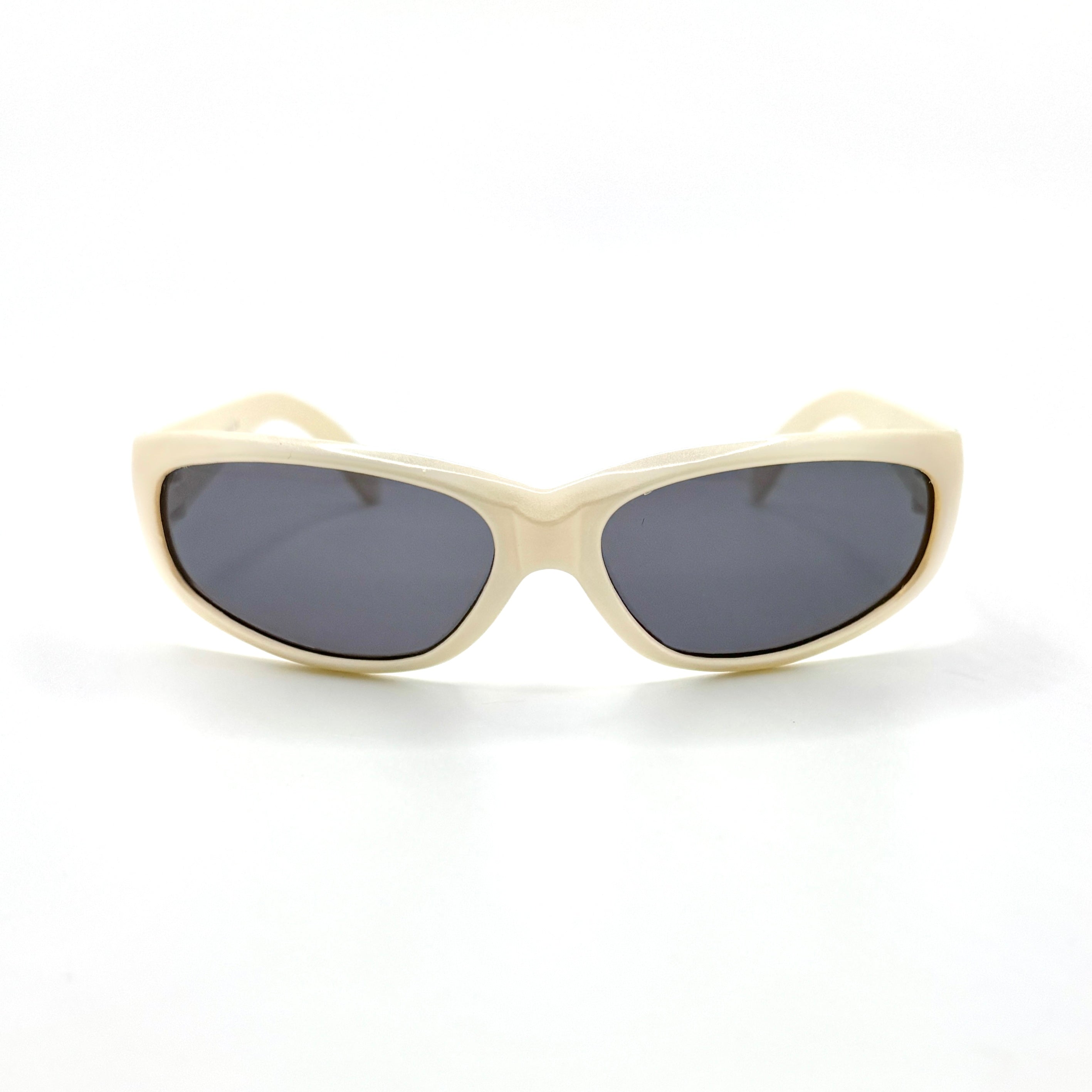 Little Coolie Kid's - Pearl White Frame with Smoke Lenses