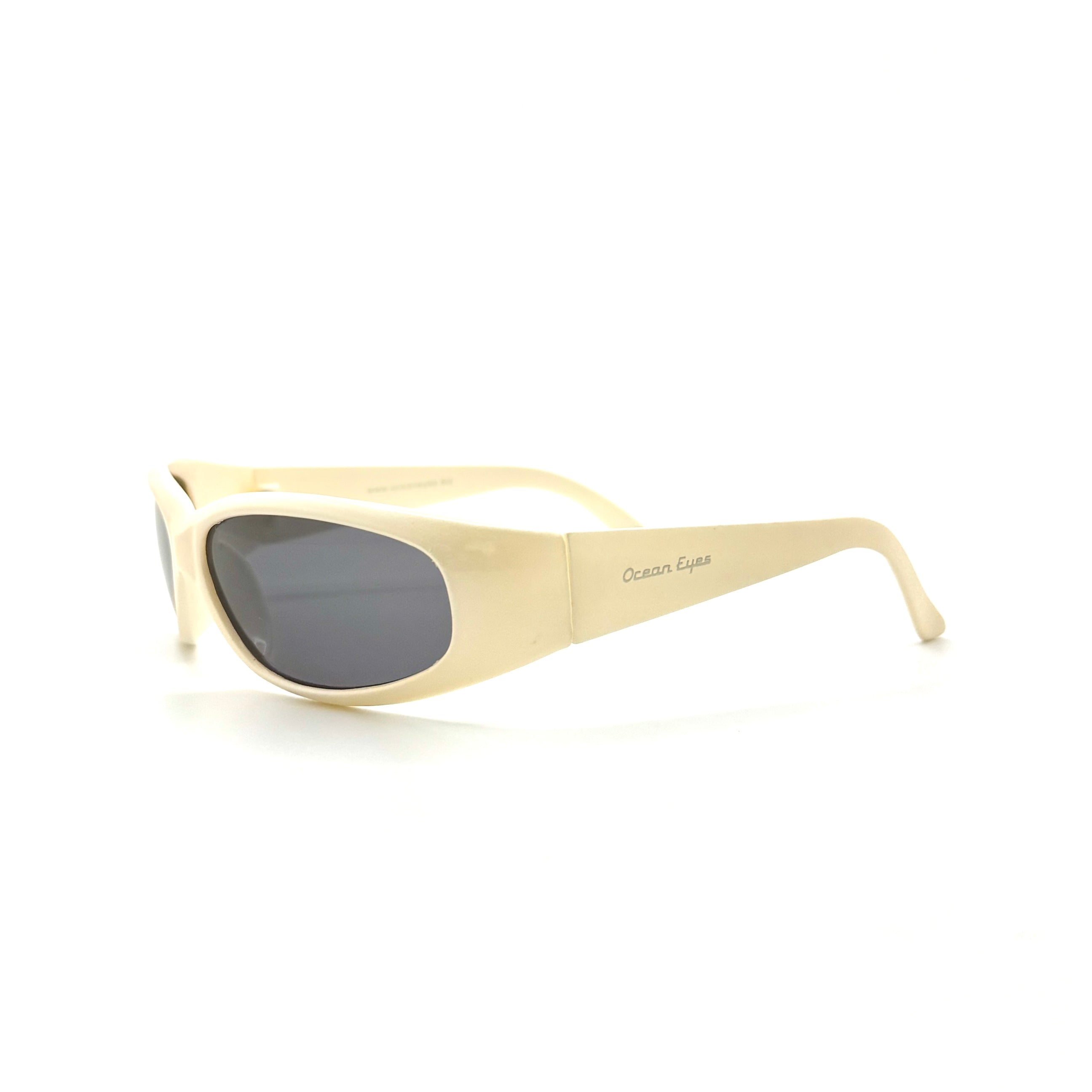 Little Coolie Kid's - Pearl White Frame with Smoke Lenses