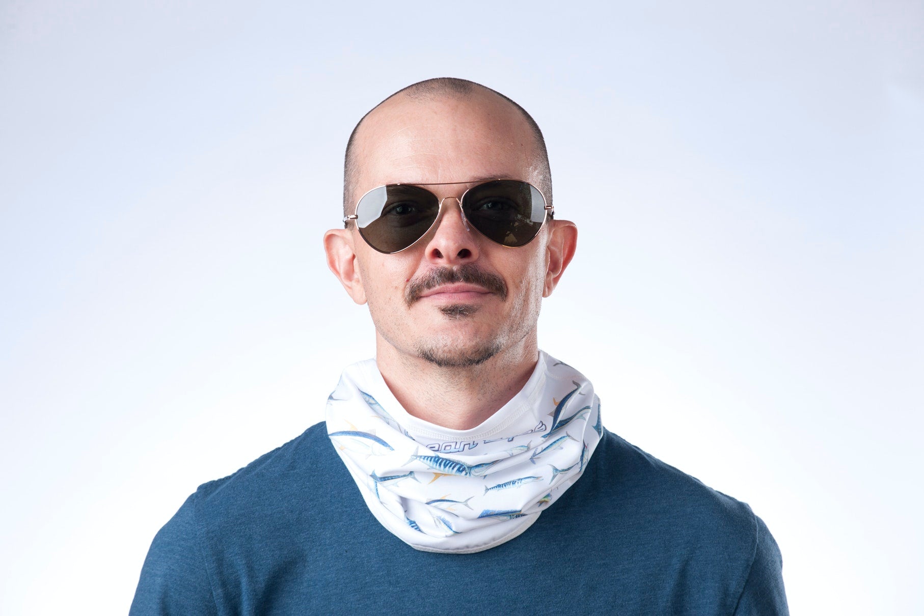 Mug Mask - Offshore Fish Pattern