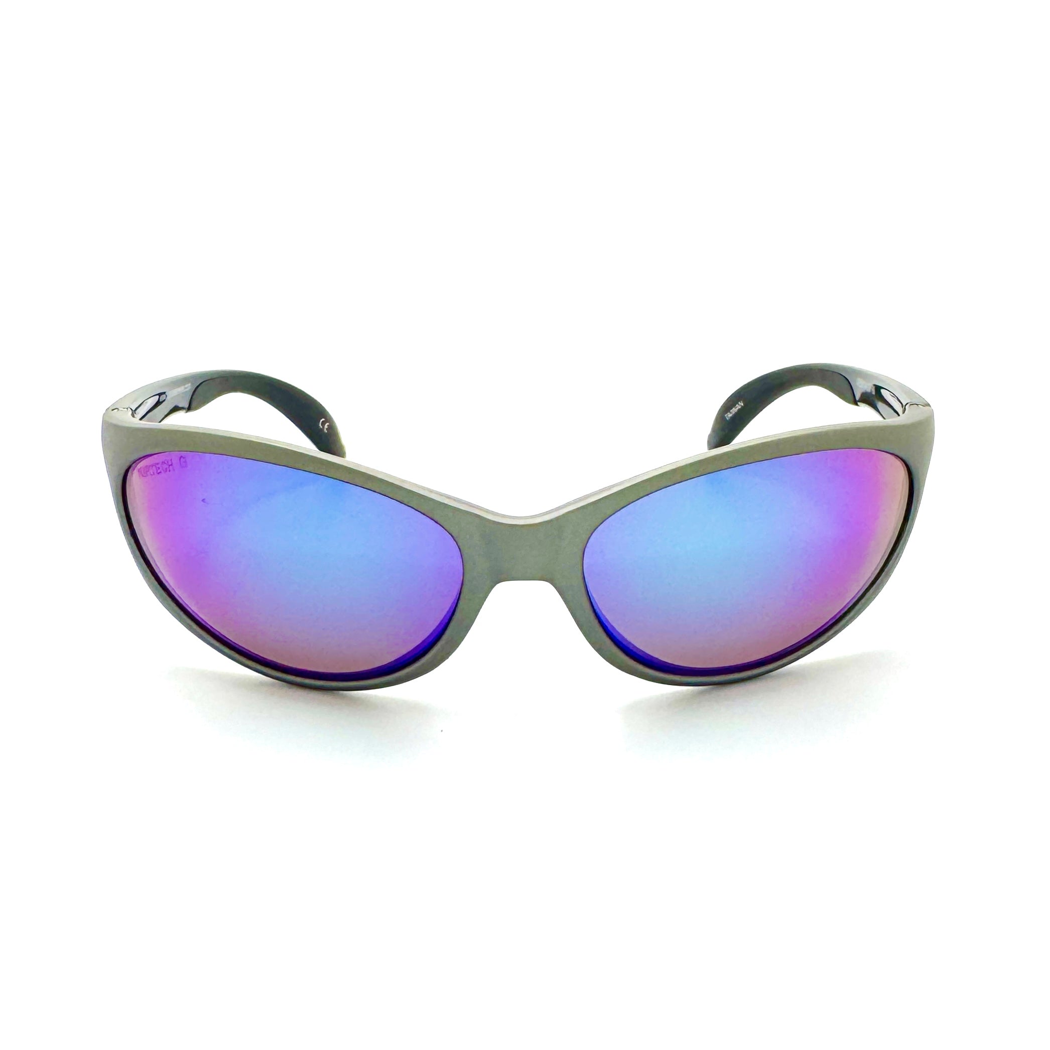 Mariner - Matte Gray Frame with Amber/Green Mirror Glass Lenses