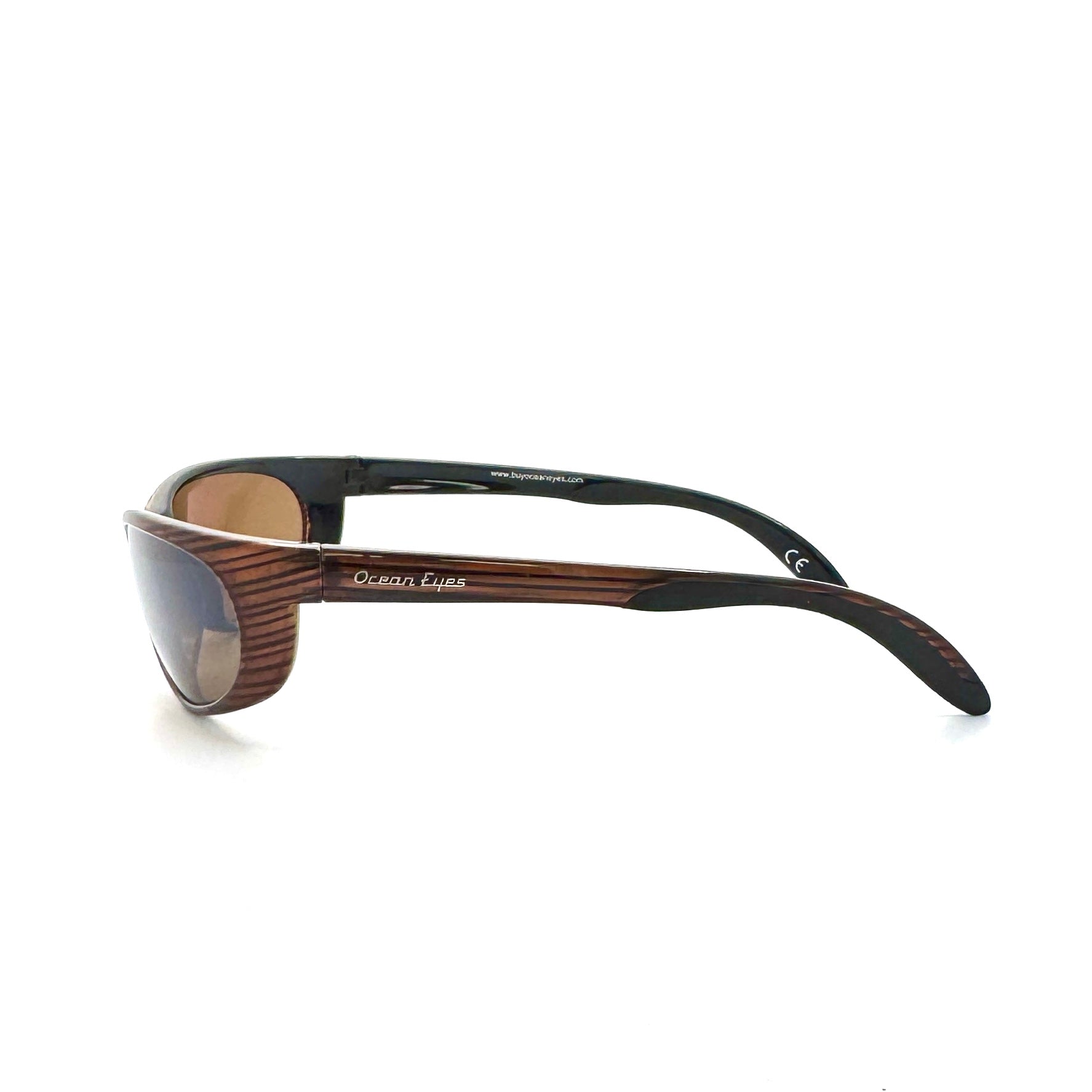 Mariner PC - Shiny Woodgrain Frame with Amber Lenses