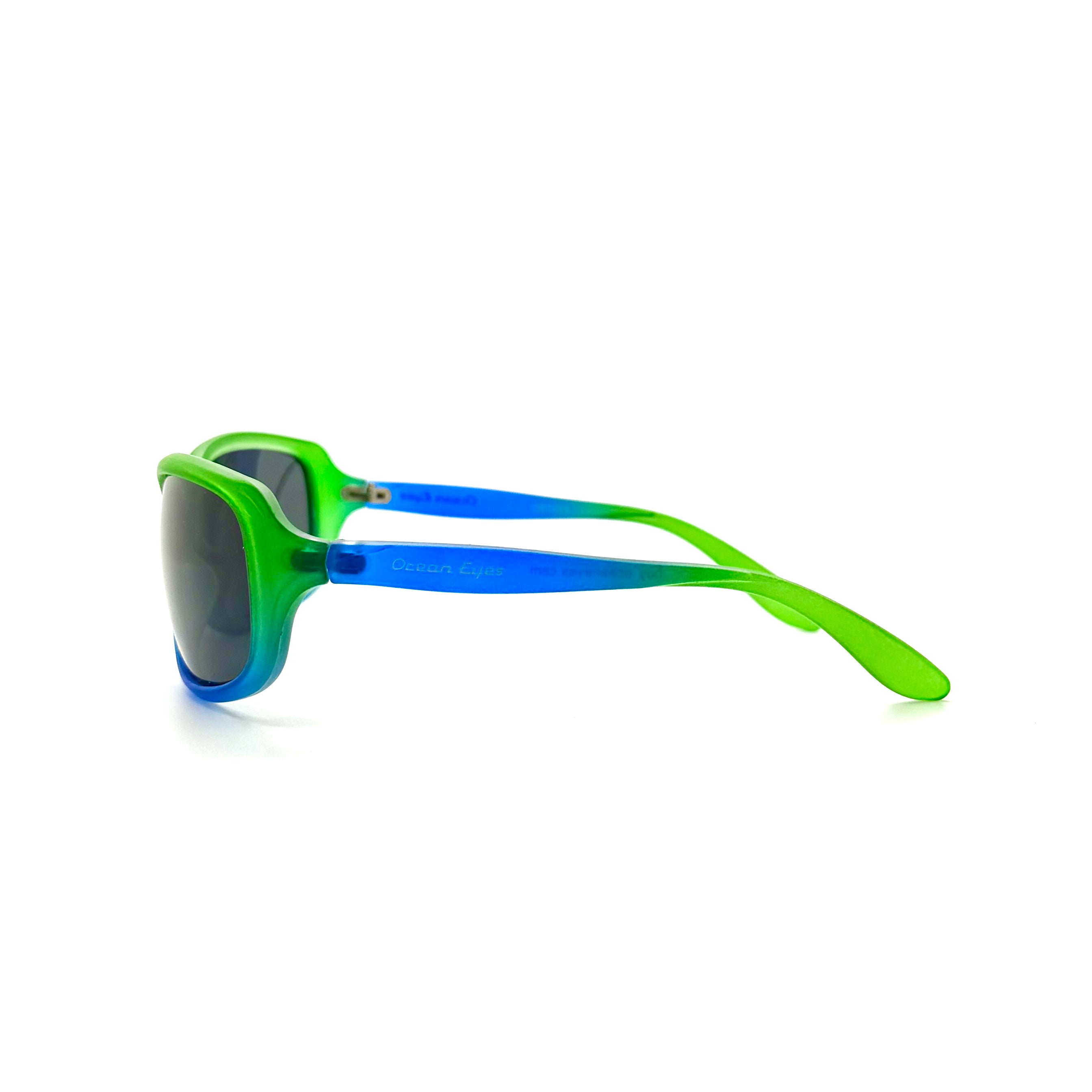 Sunfish - Matte Blue and Green Frame with Smoke Lenses