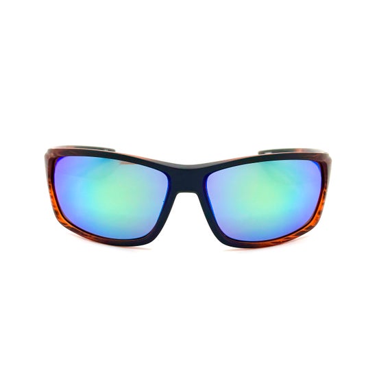 Baja - Matte Hickory Frame with PC Polarized Mirror Lenses