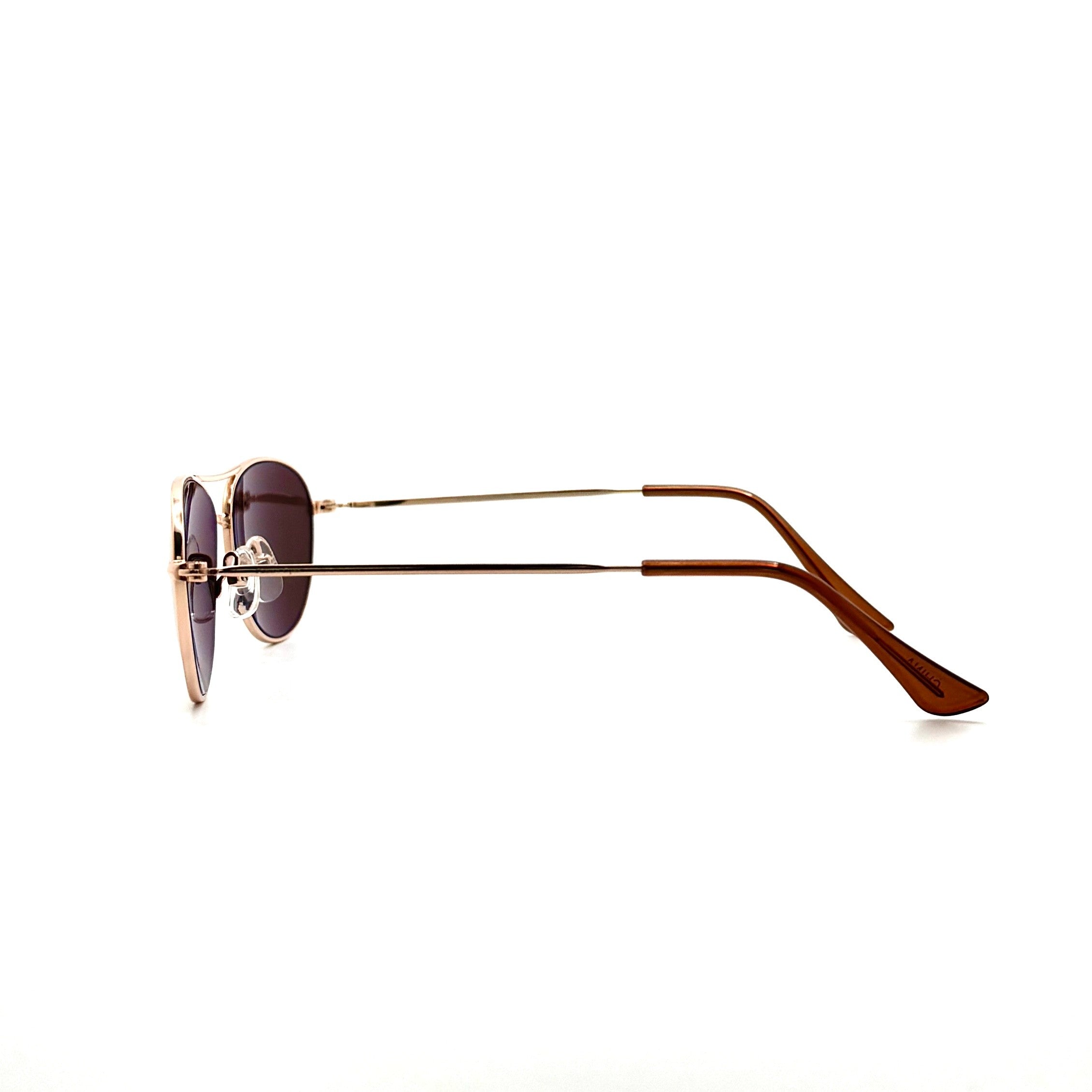Belize- Rose Gold Frame with Rose Pink Mirror Lenses 3070PC-1
