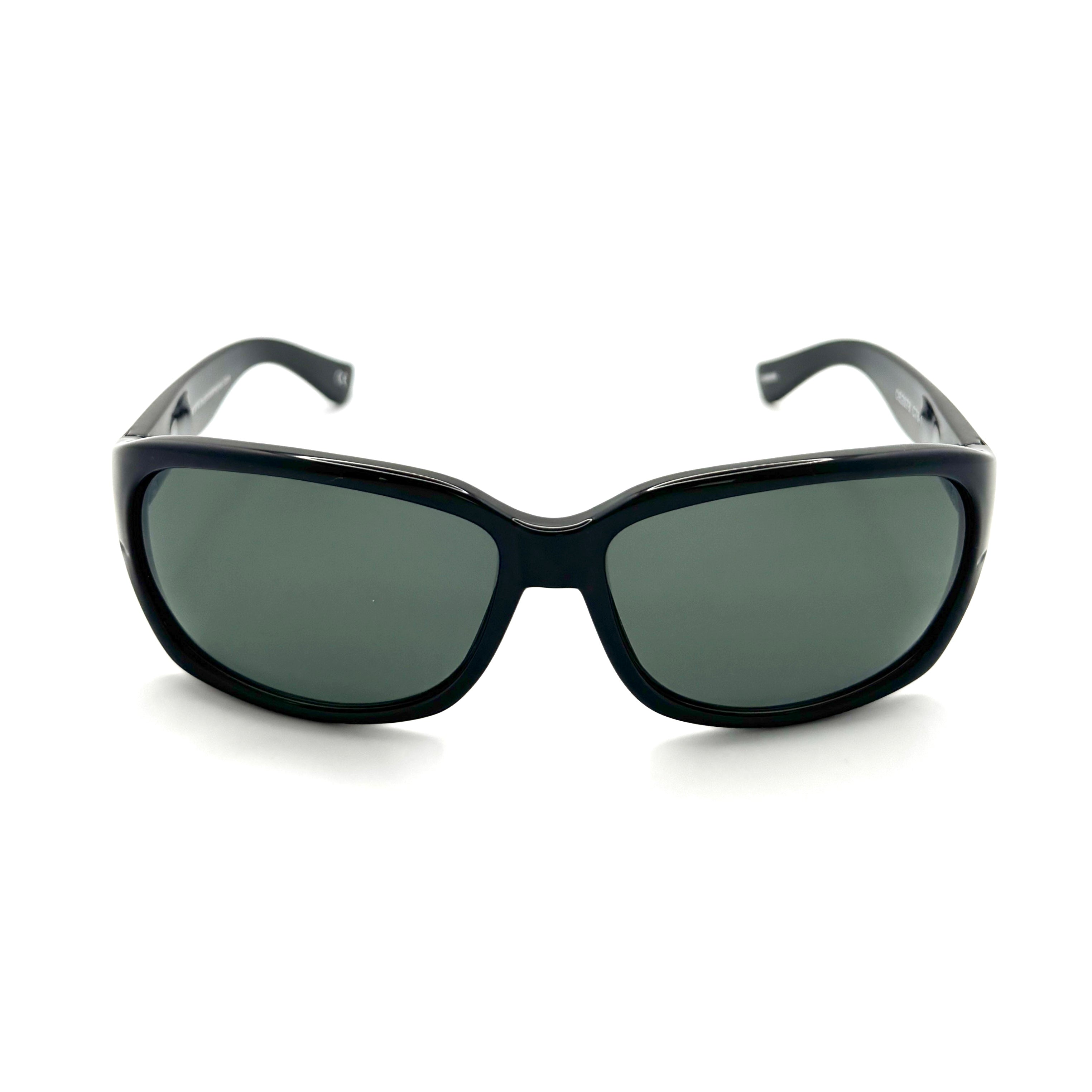 Bimini - Shiny Black Frame with PC Polarized Smoke Lenses  2078-1