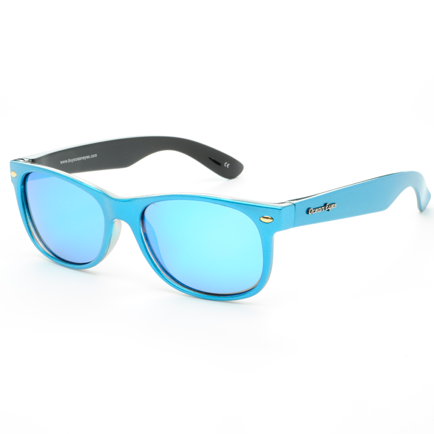 Phat Kat - pearl blue w/black frame with mirror blue lenses 3051-2