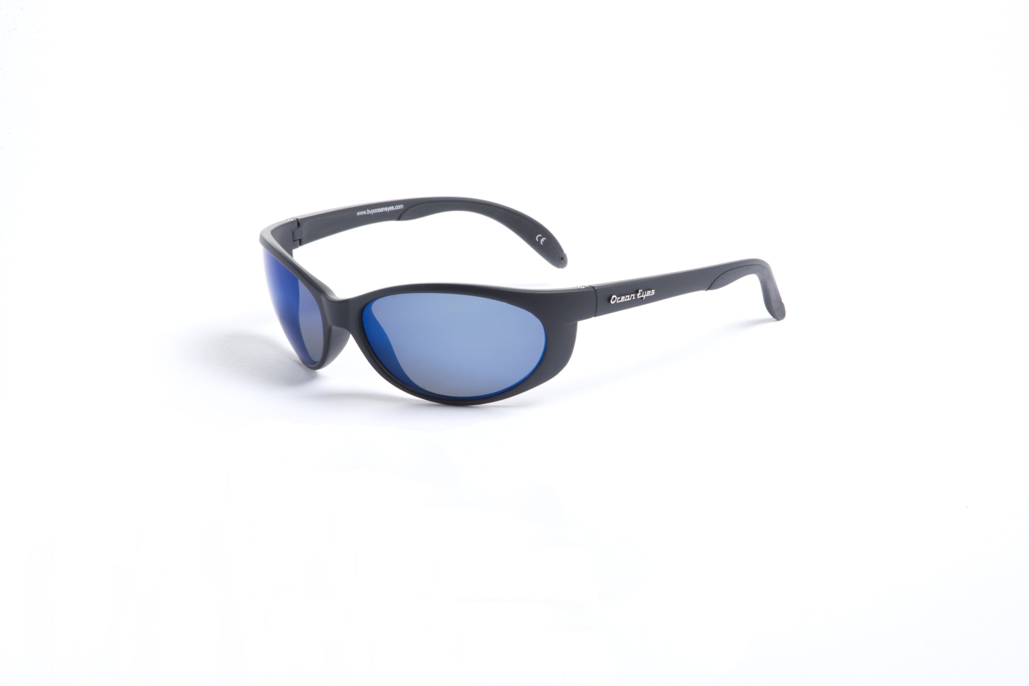 Mariner - Matte Black Frame with Blue Mirror Glass Lenses 5014GL-1B