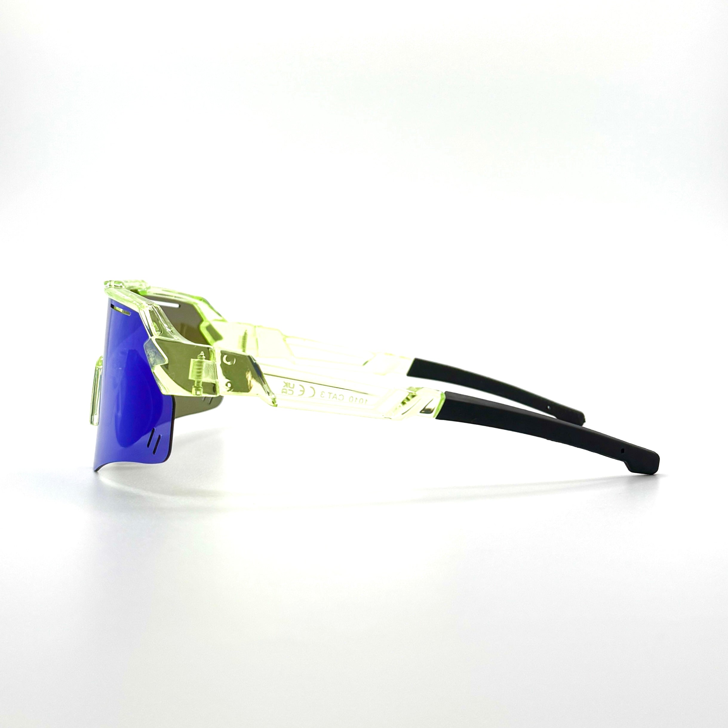 Piranha - Juniors crystal green frame w/polarized green mirror lenses  2063-2