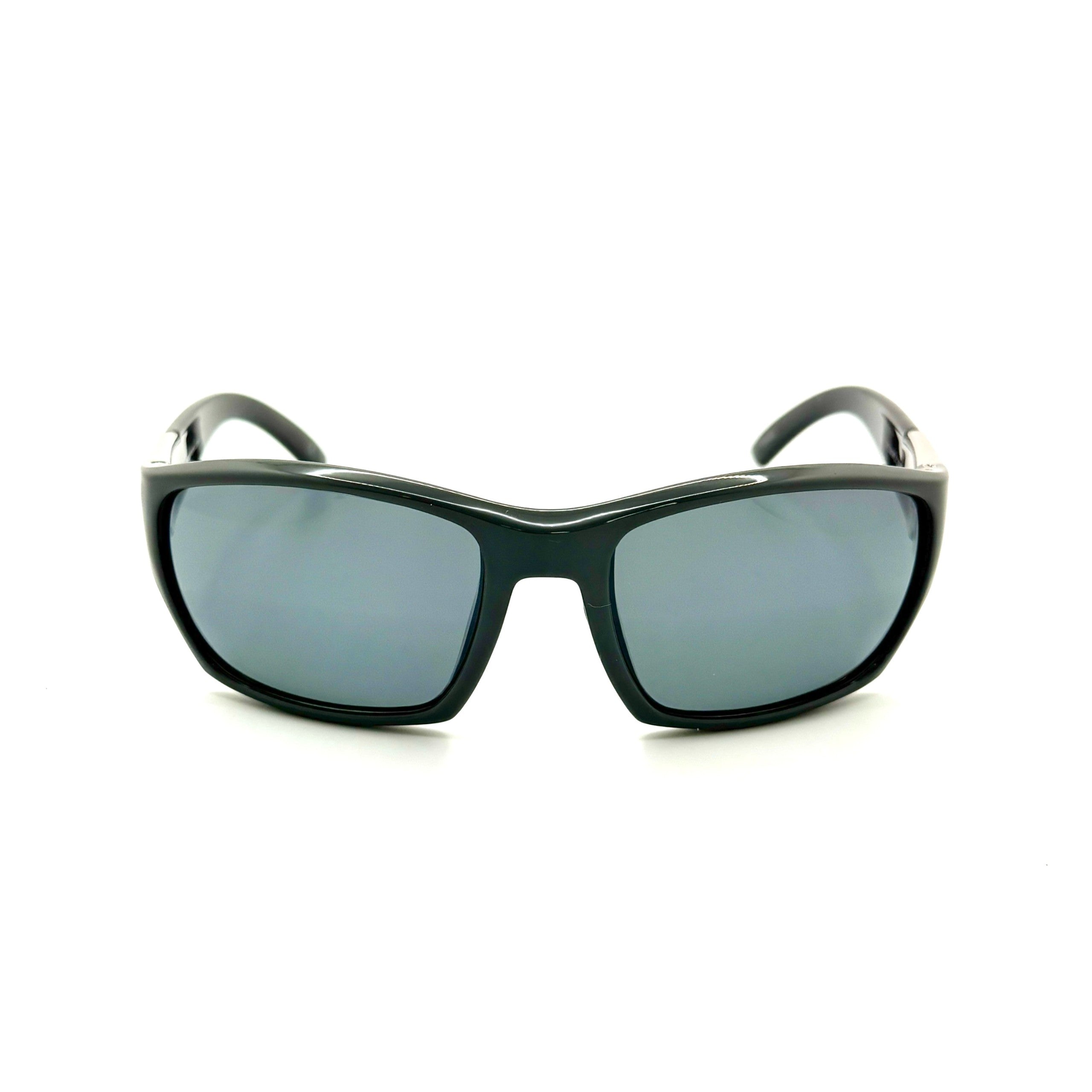 Tornado PC - Shiny Gray Frame with Smoke Lenses  2043PC-4