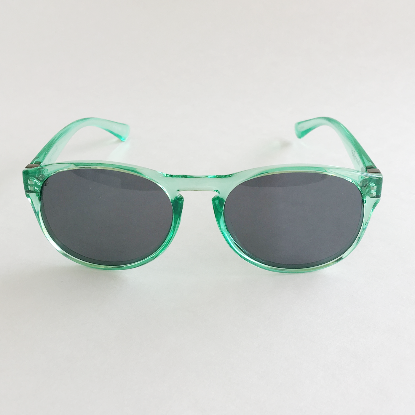 Small Kat - Shiny Crystal Green Frame with Smoke Lenses  2049-4