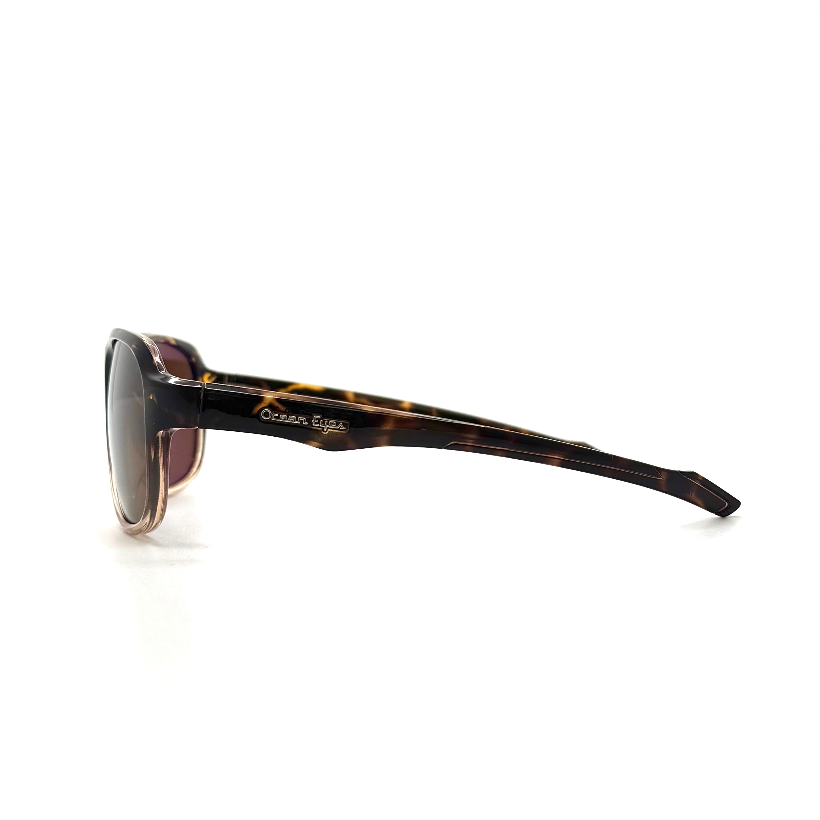 St Croix - Shiny Tortoise and Crystal Brown Frame with PC Polarized Amber Lenses  2079-2