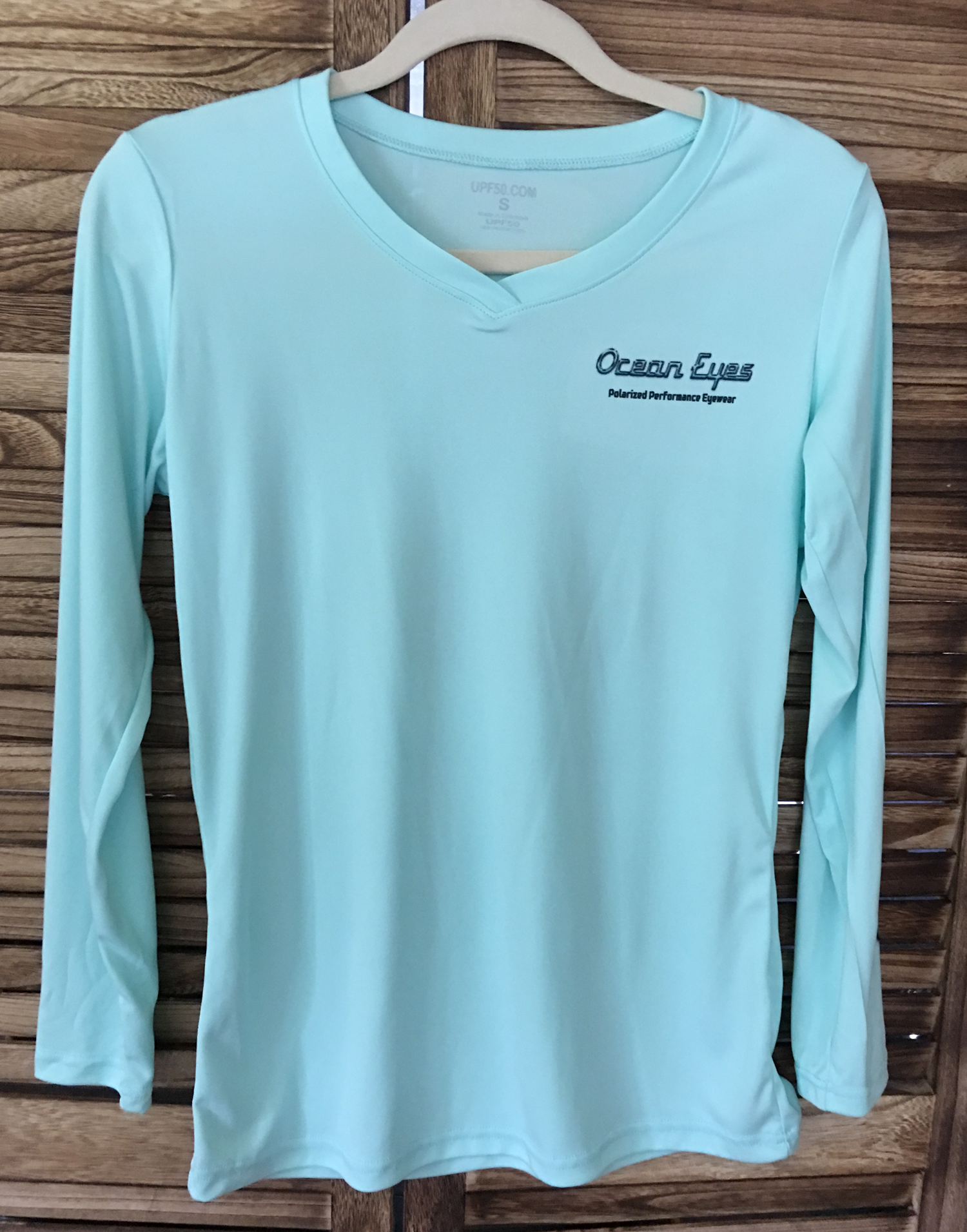 Women's Long Sleeve UPF 50 Sun Shirts w/cast net design